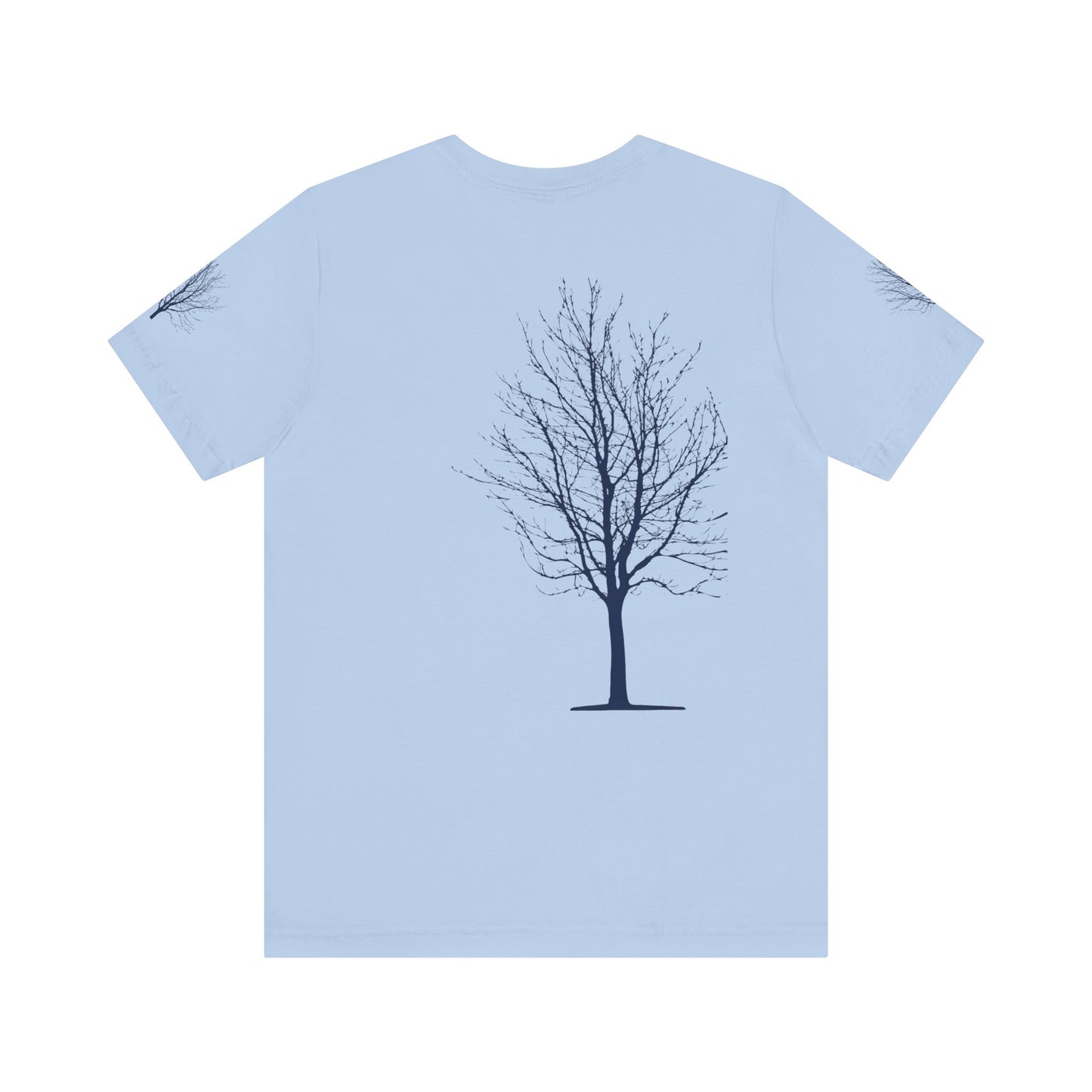 Single Tree Unisex Jersey Short Sleeve Tee - Blue Print