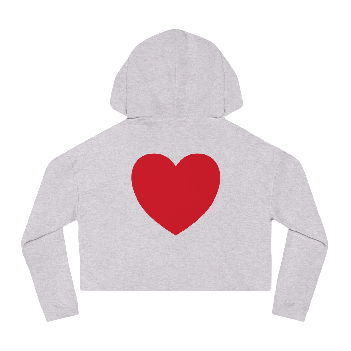 Have a Heart Women’s Cropped Hooded Sweatshirt- many colors