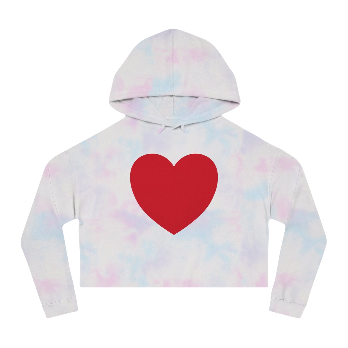 Have a Heart Women’s Cropped Hooded Sweatshirt- many colors