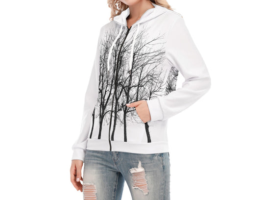 Fairytale Tree Simple Zipper Hoody