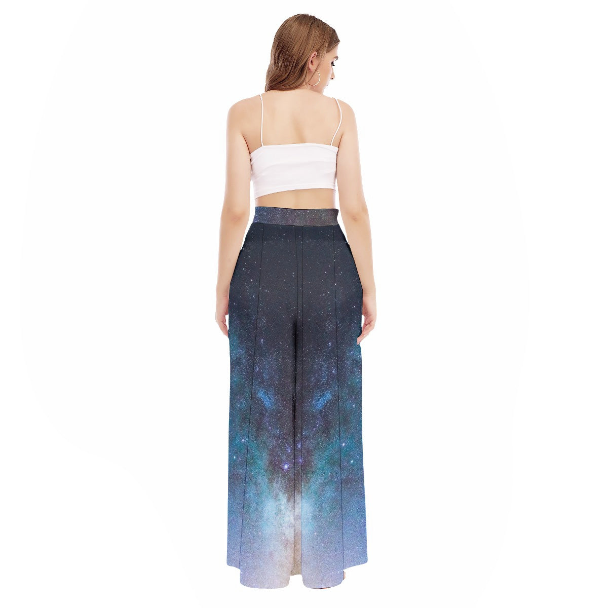 You Are The Universe High Waist Wide Leg Trousers