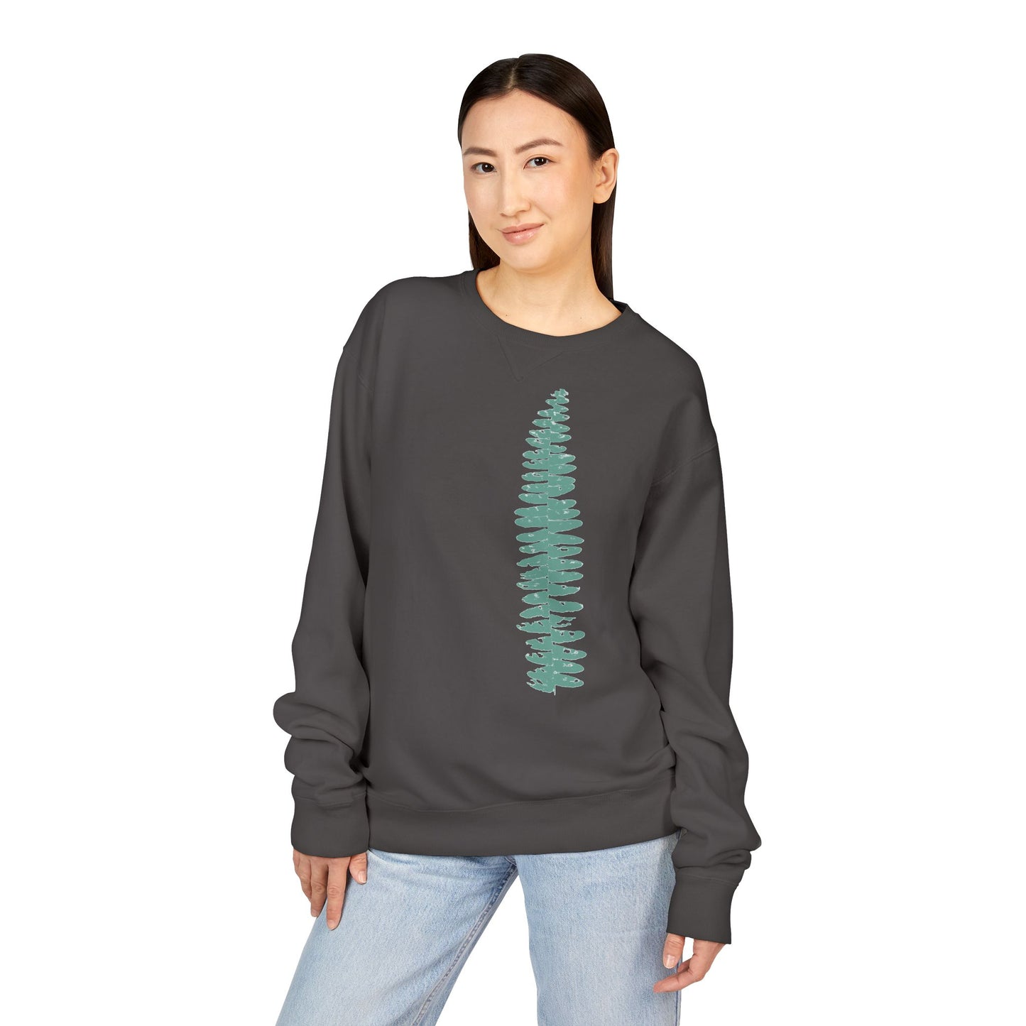 The Green Fern, Forest Bathing Sweatshirt, THE STORE, by avalove