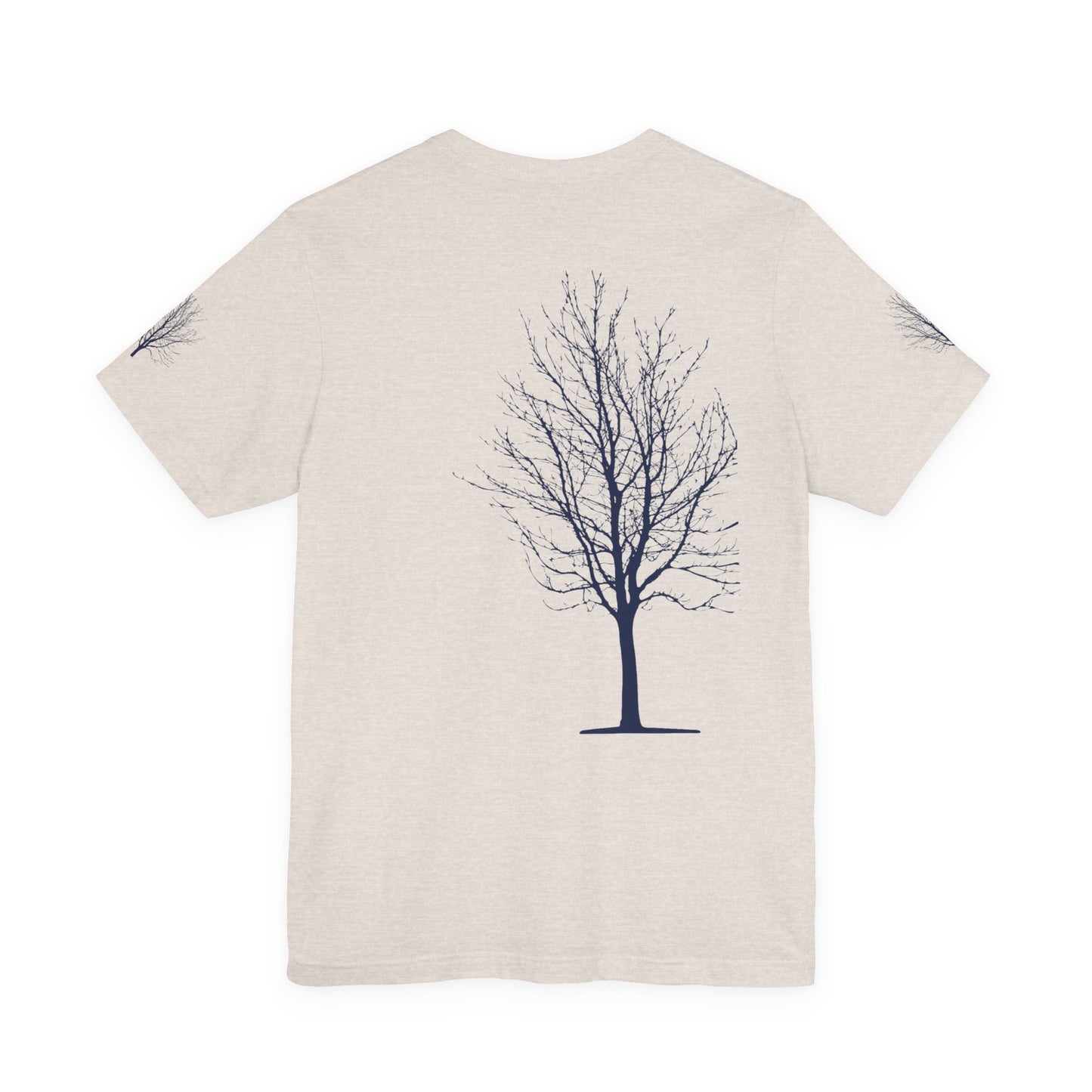 Single Tree Unisex Jersey Short Sleeve Tee - Blue Print