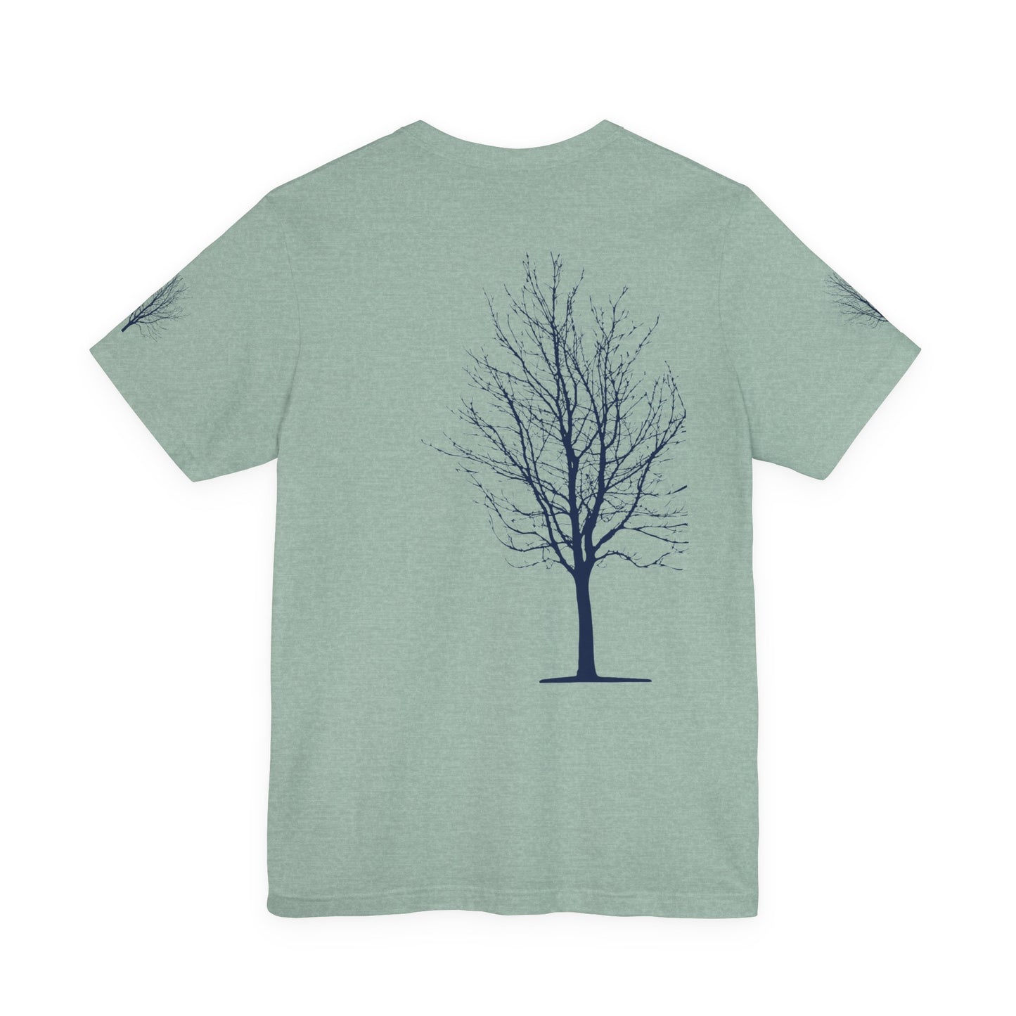 Single Tree Unisex Jersey Short Sleeve Tee - Blue Print
