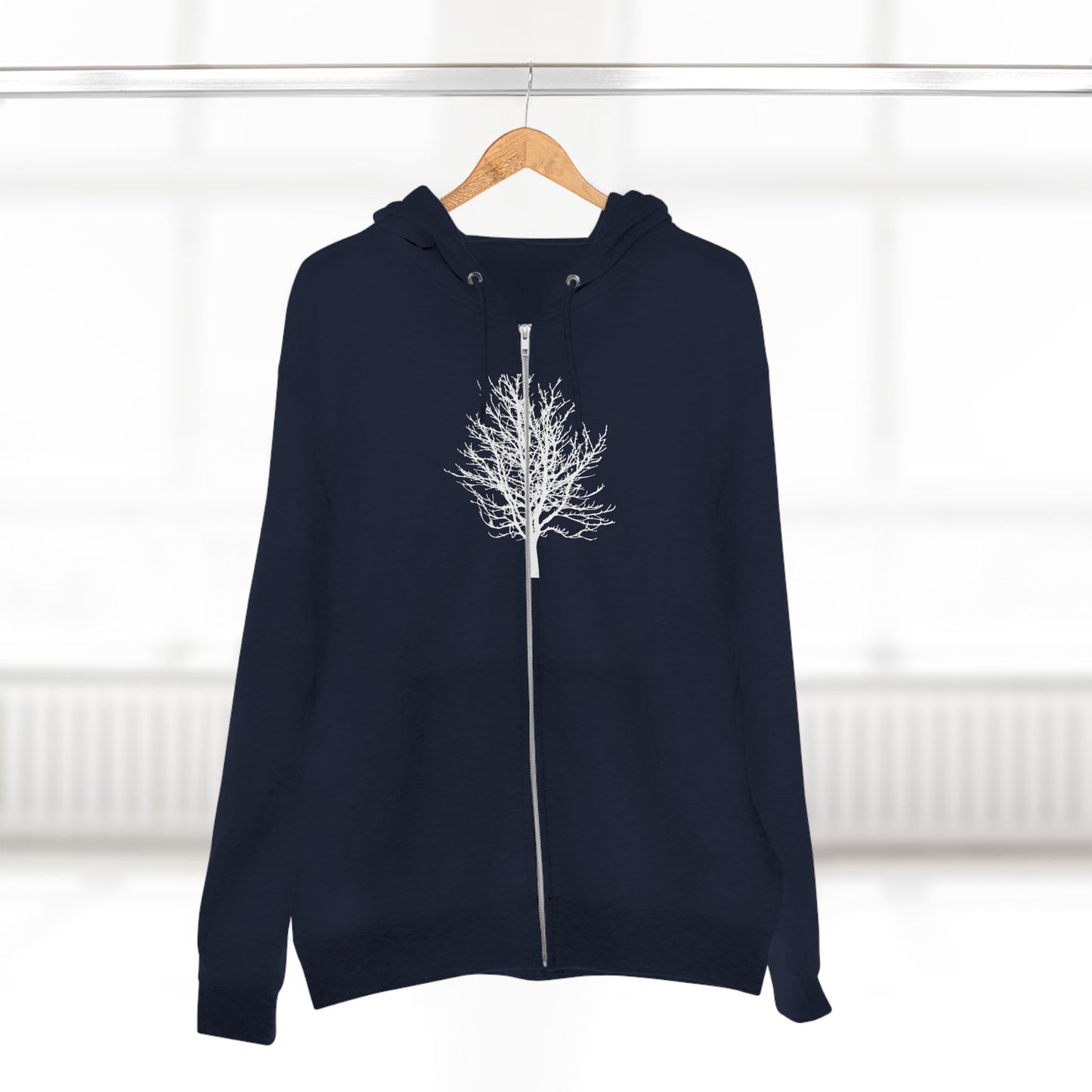 Single Tree Zip Hoodie-The Store, by avalove- three colors available