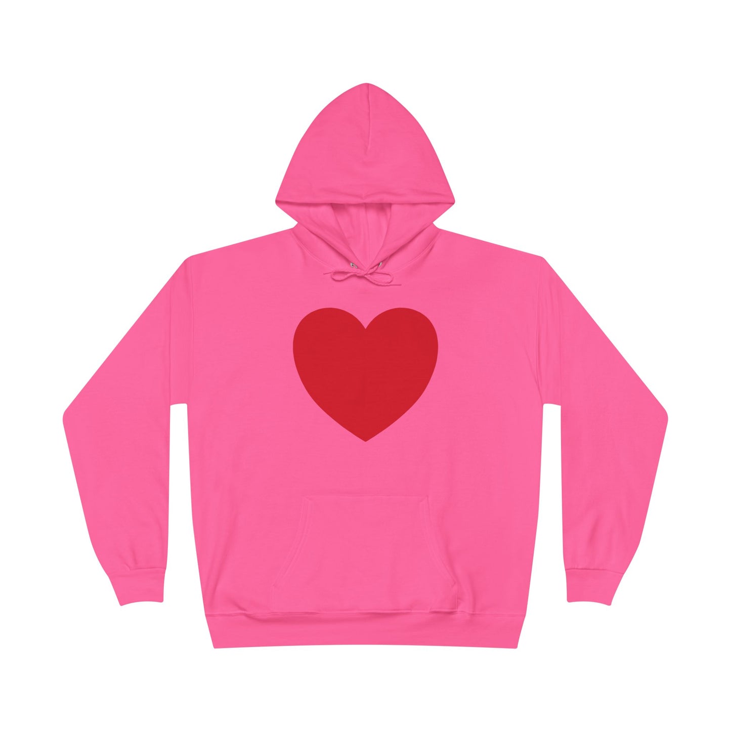 I WEAR MY HEART ON MY SLEEVE Unisex EcoSmart® Pullover Hoodie Sweatshirt