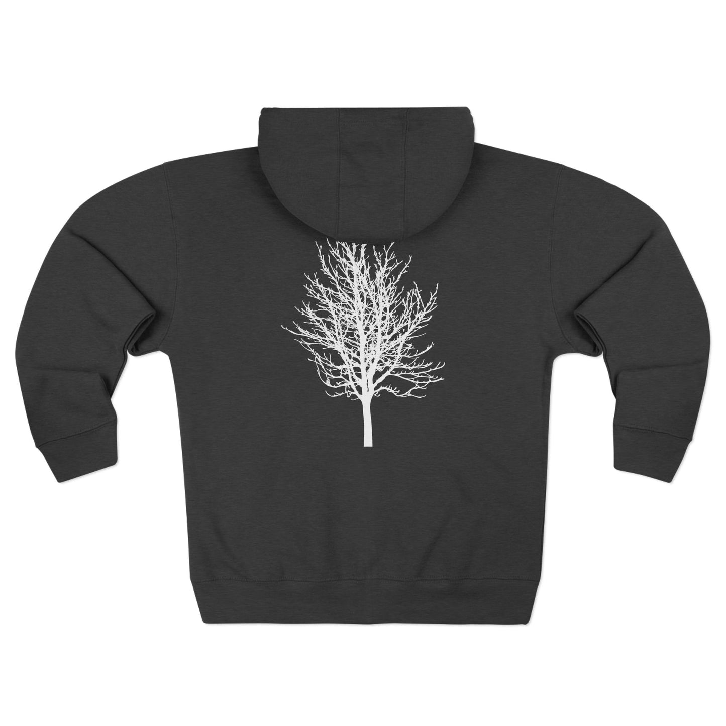 Single Tree Zip Hoodie-The Store, by avalove- three colors available