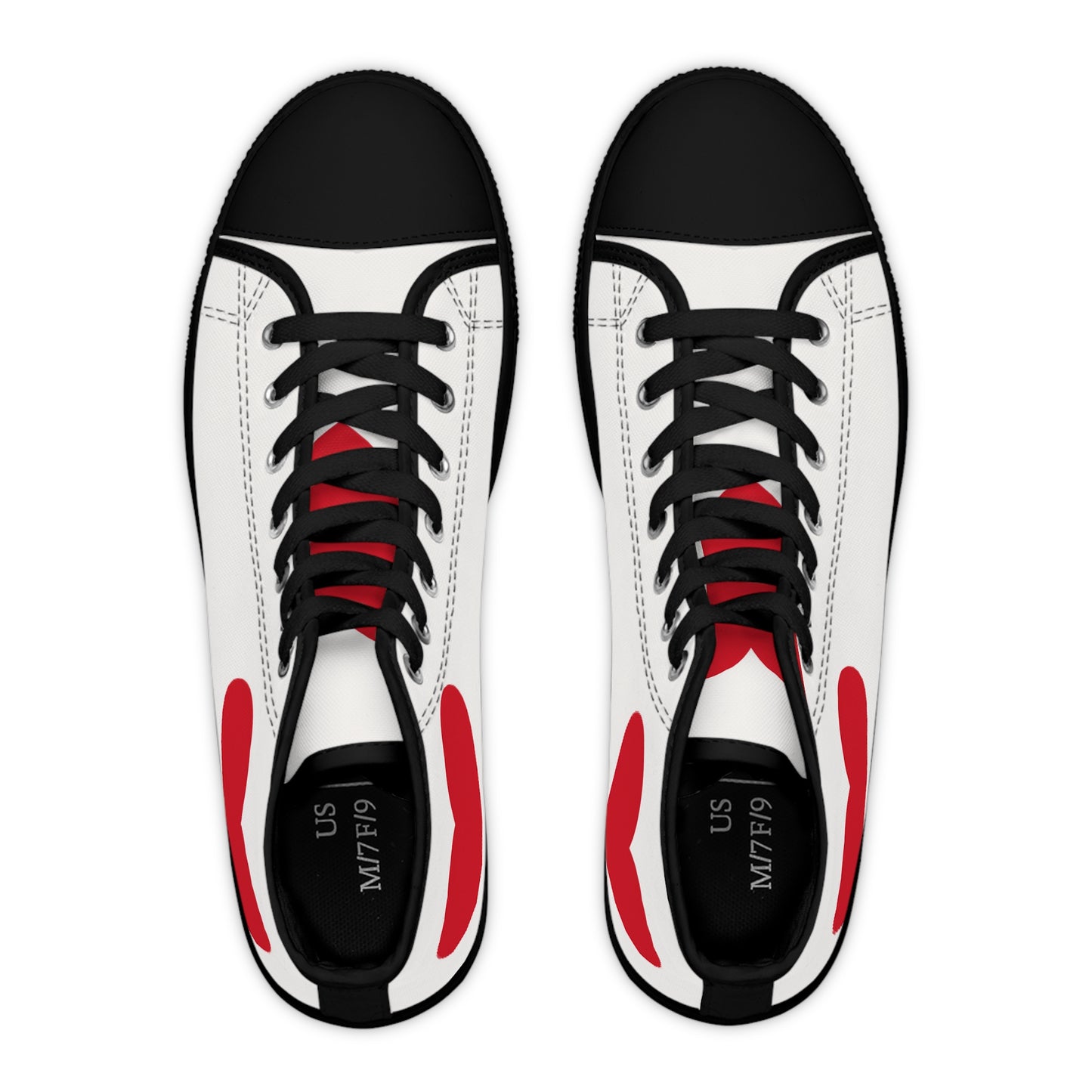 Wear Your Heart on Your Sleeve Women's High Top Sneakers
