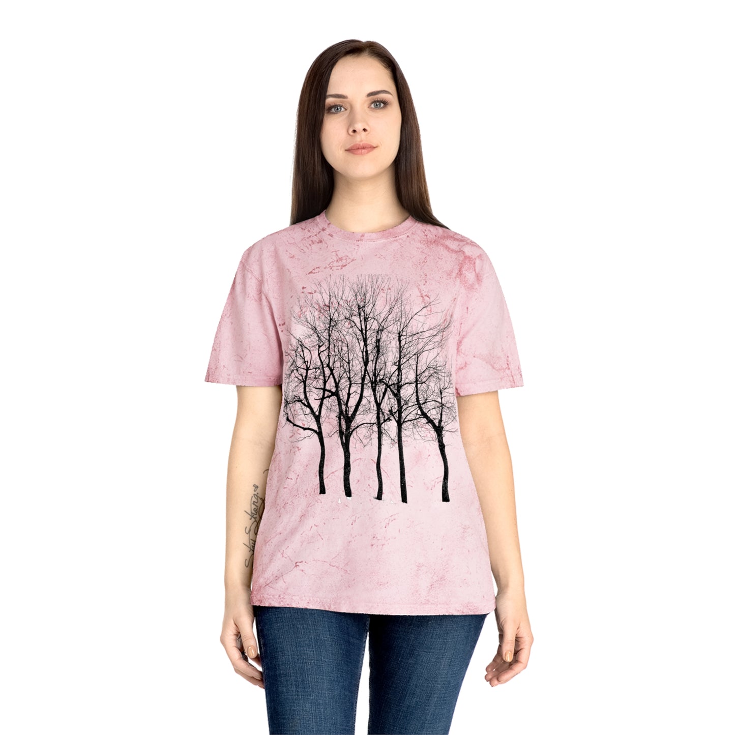 Fairytale Trees Tie Dye Basic Unisex Tee- The STORE by avalove