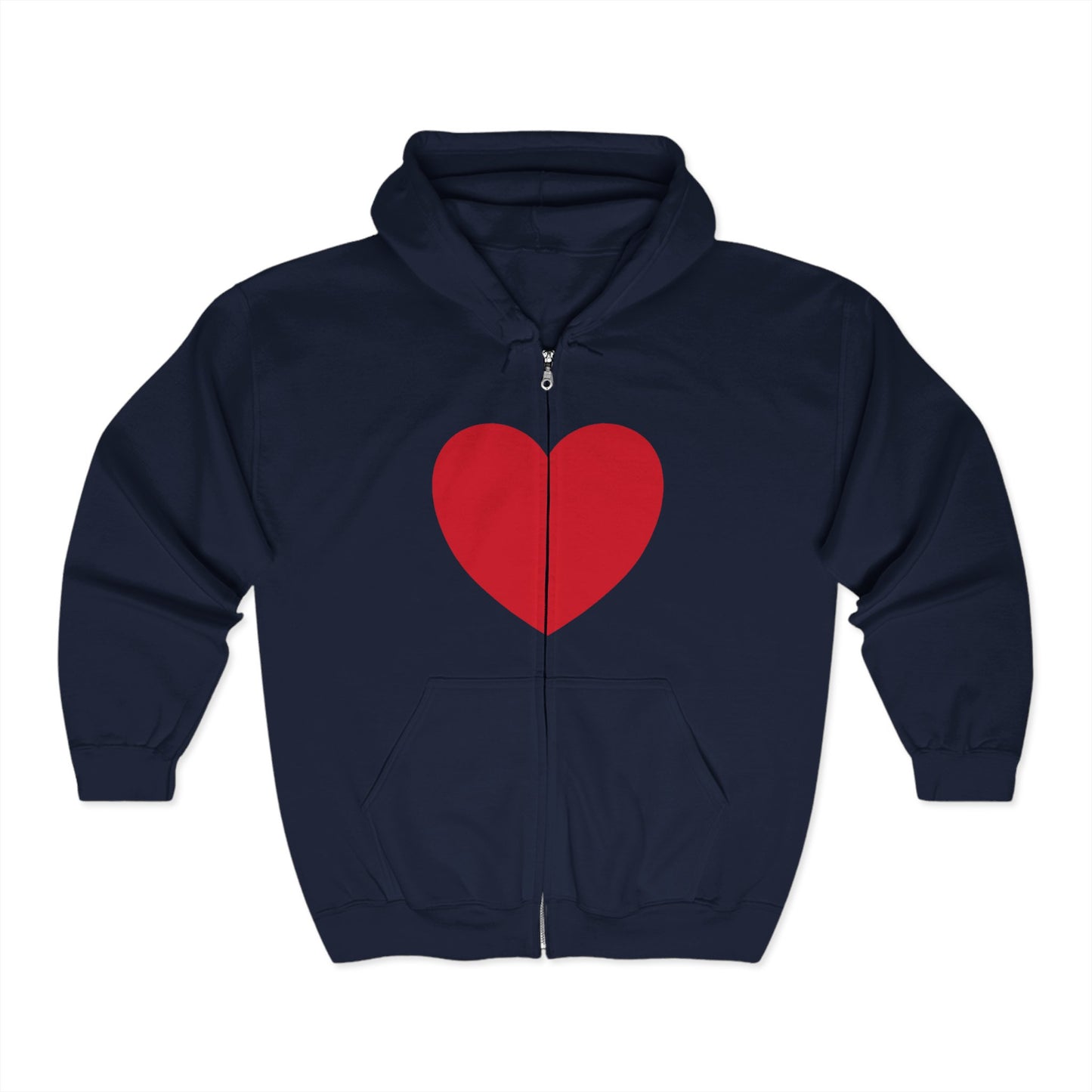 Have a Heart Heavy Blend™ Full Zip Hooded Sweatshirt- many colors