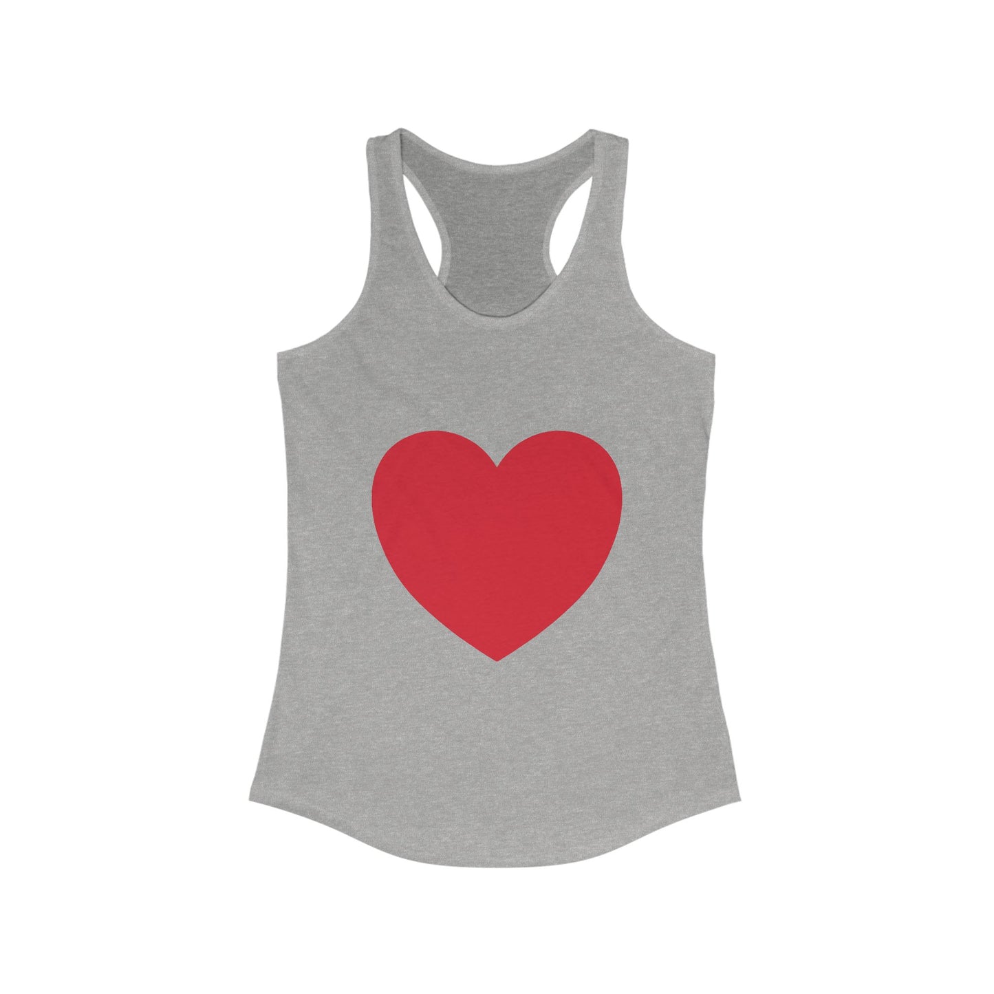 Wear Your Heart on Your Sleeve Women's Ideal Racerback Tank- many colors