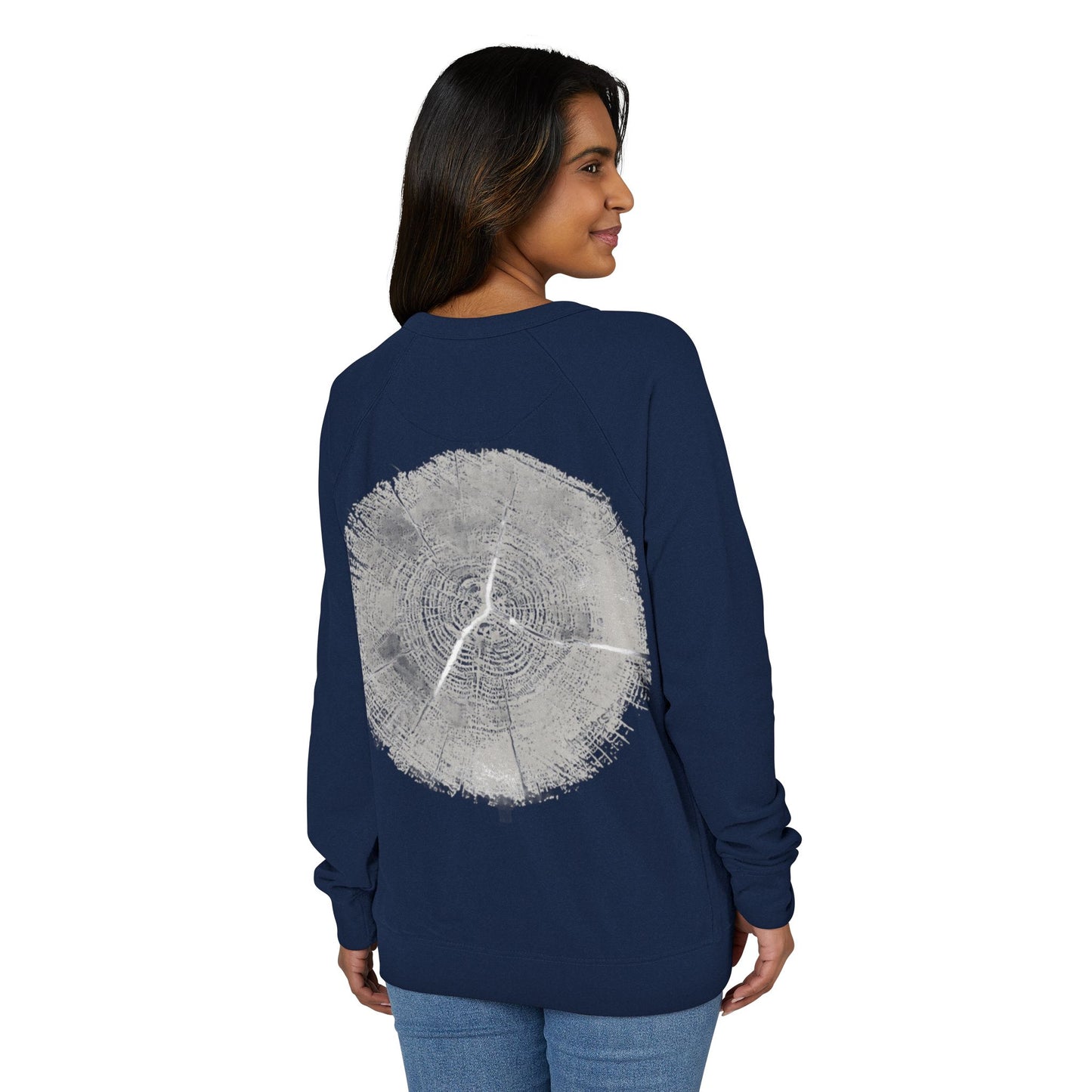 WOODCUT, Organic Nature Crewneck Sweatshirt, THE STORE by avalove
