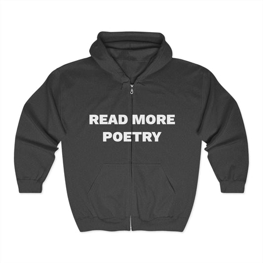 READ MORE POETRY Heavy Blend™ Full Zip Hooded Sweatshirt
