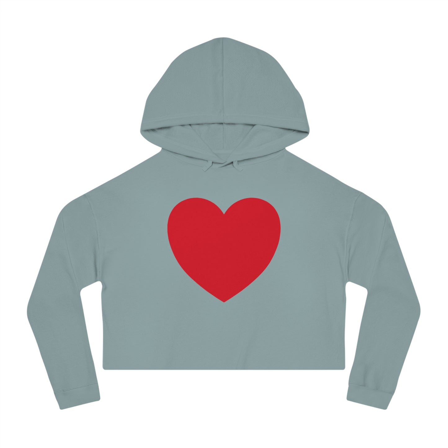 Have a Heart Women’s Cropped Hooded Sweatshirt- many colors