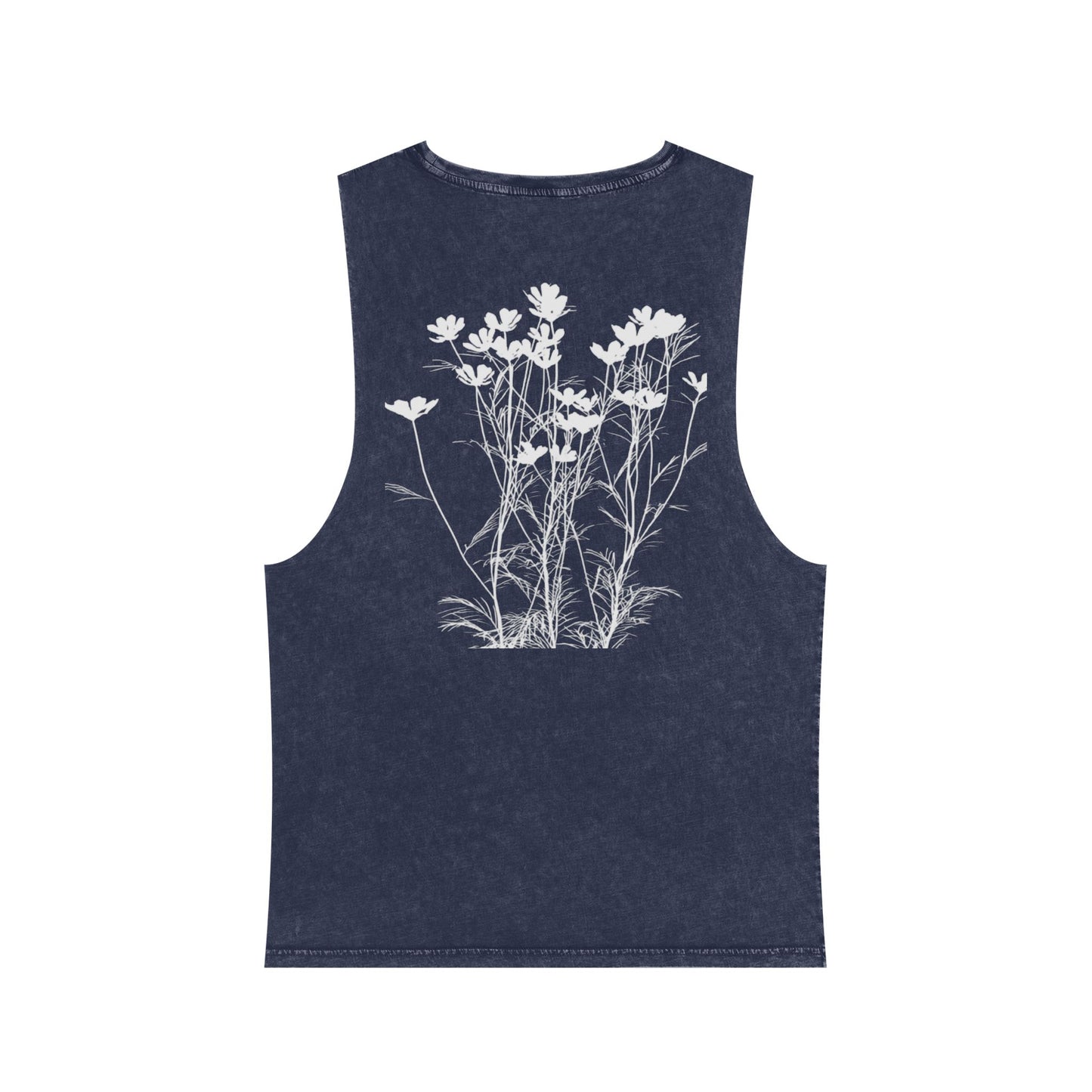 You are the Cosmos Stonewash Tank Top- Blue