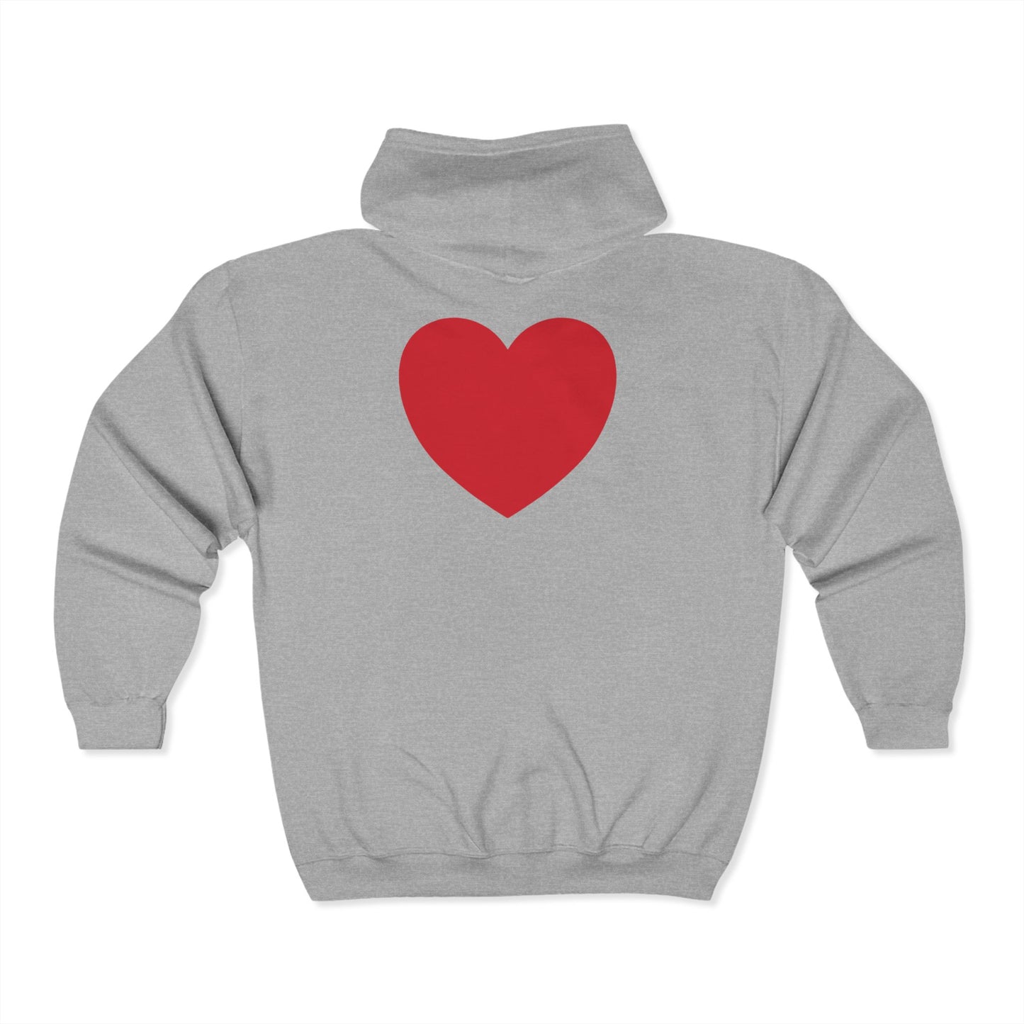 Have a Heart Heavy Blend™ Full Zip Hooded Sweatshirt- many colors