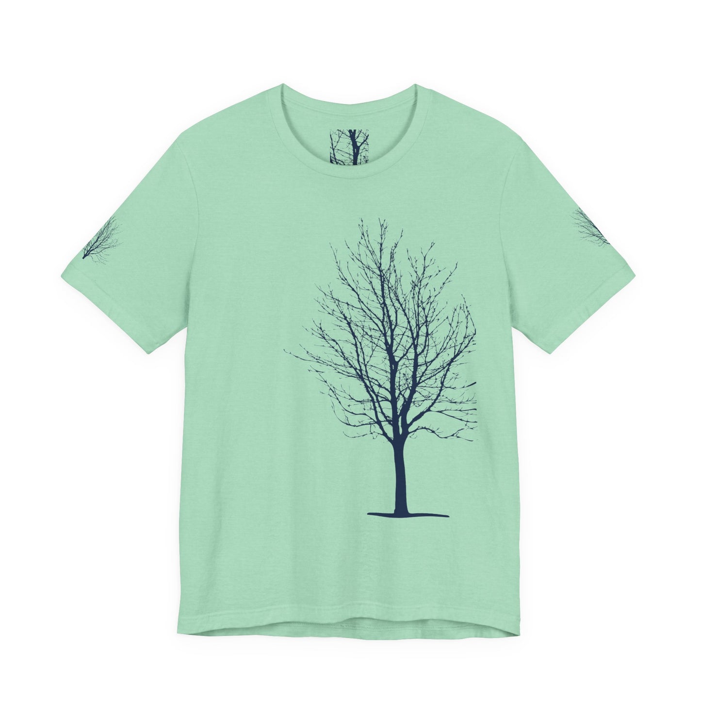 Single Tree Unisex Jersey Short Sleeve Tee - Blue Print