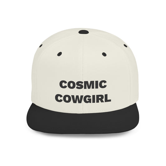 Cosmic Cowgirl Flat Bill Snapback Hat