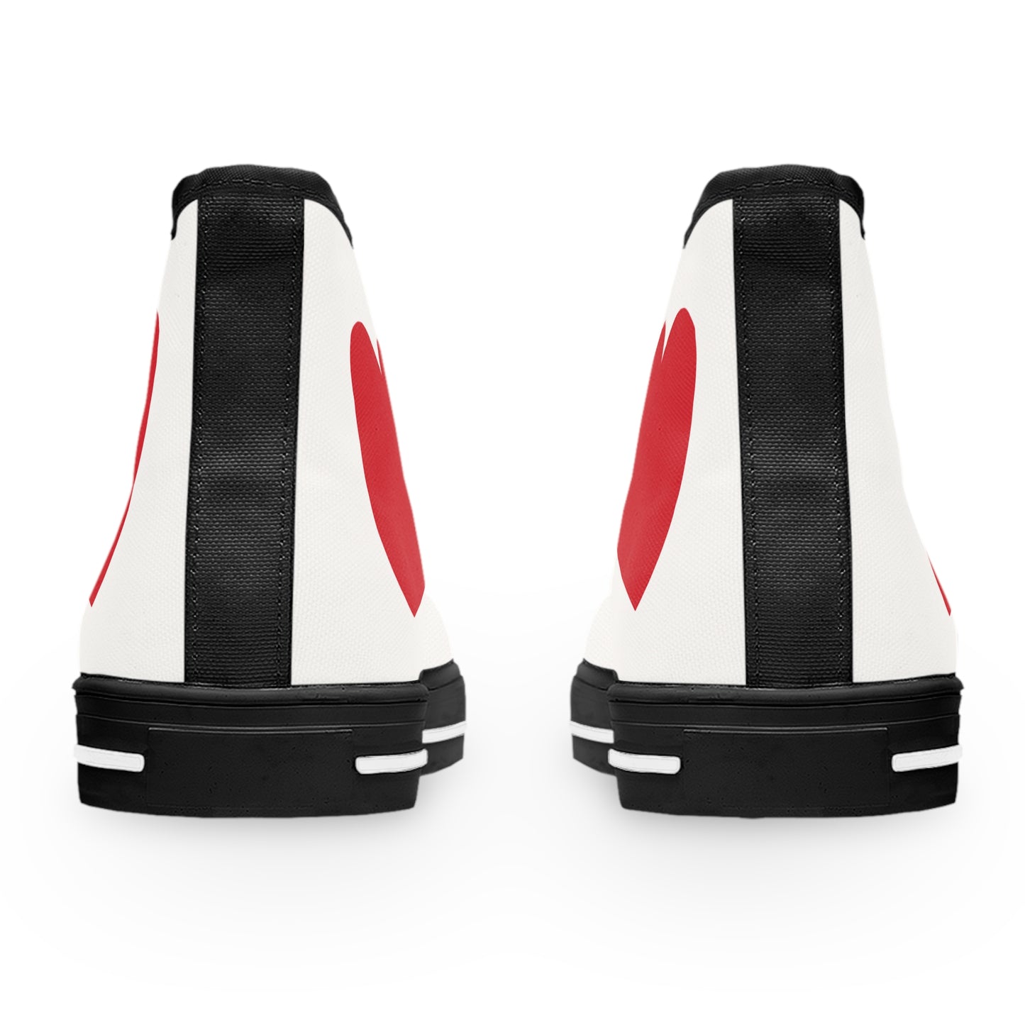 Wear Your Heart on Your Sleeve Women's High Top Sneakers