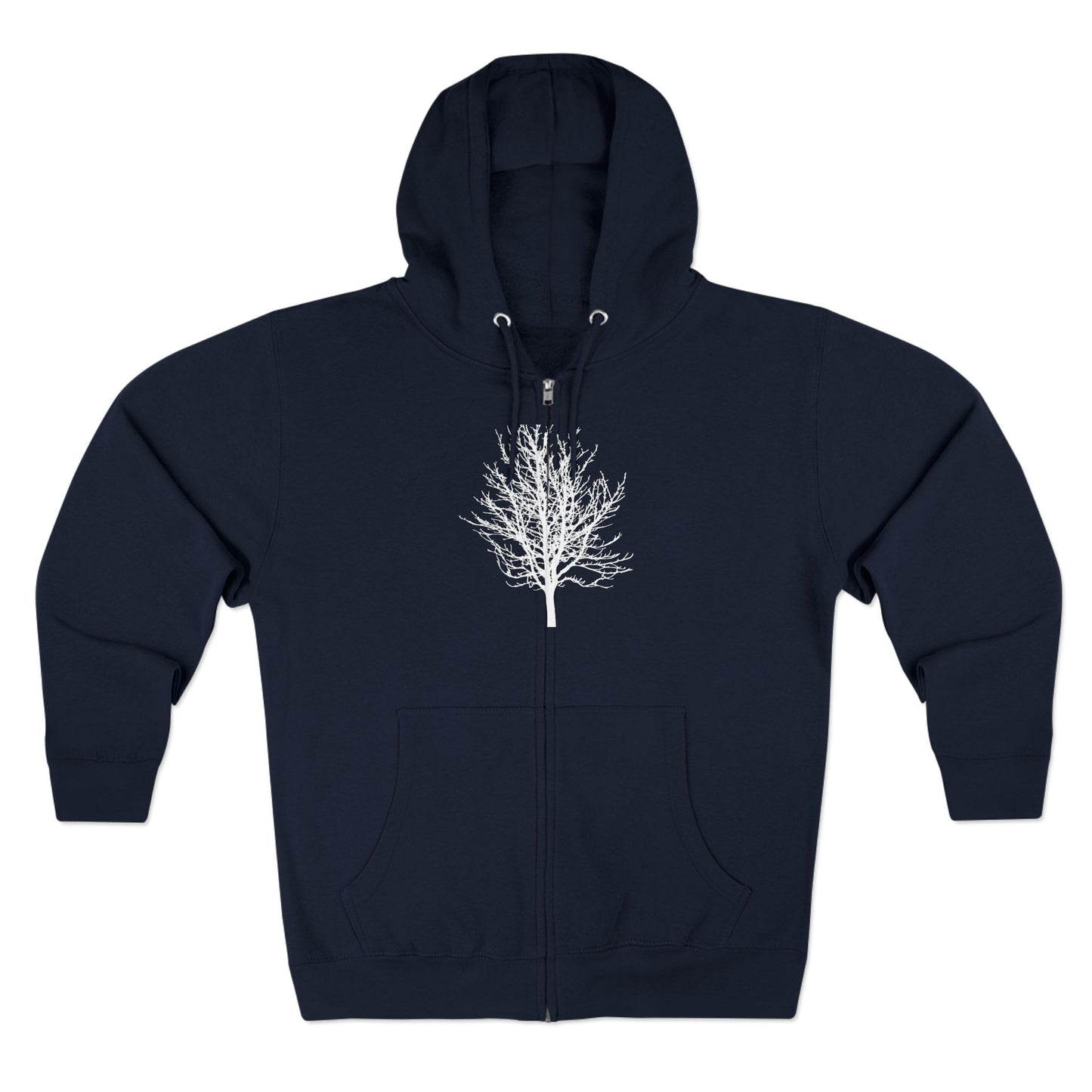 Single Tree Zip Hoodie-The Store, by avalove- three colors available