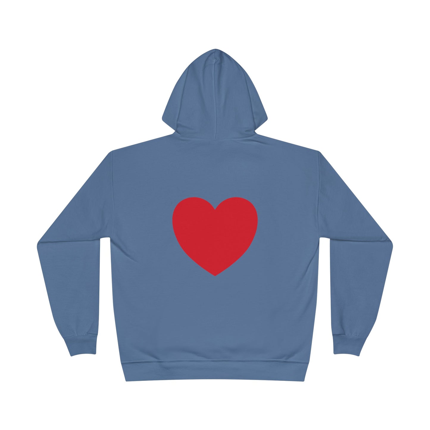 I WEAR MY HEART ON MY SLEEVE Unisex EcoSmart® Pullover Hoodie Sweatshirt