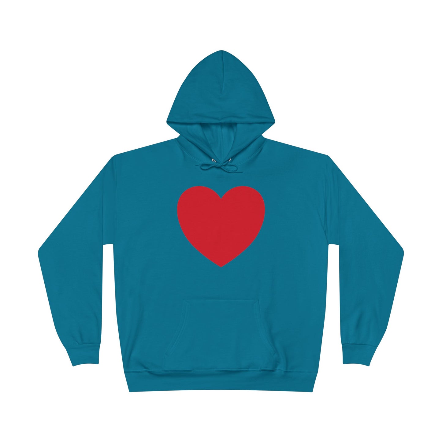 I WEAR MY HEART ON MY SLEEVE Unisex EcoSmart® Pullover Hoodie Sweatshirt