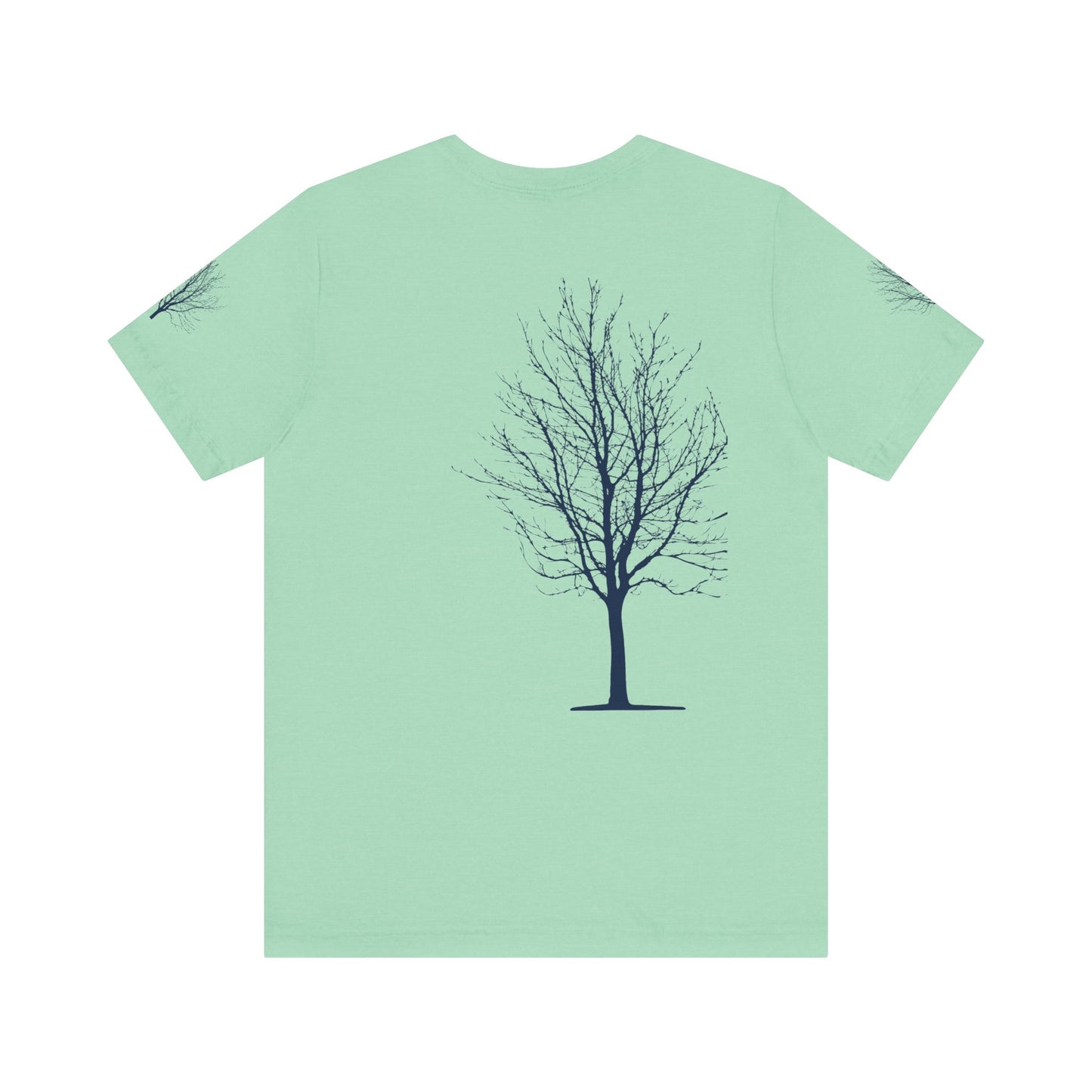 Single Tree Unisex Jersey Short Sleeve Tee - Blue Print