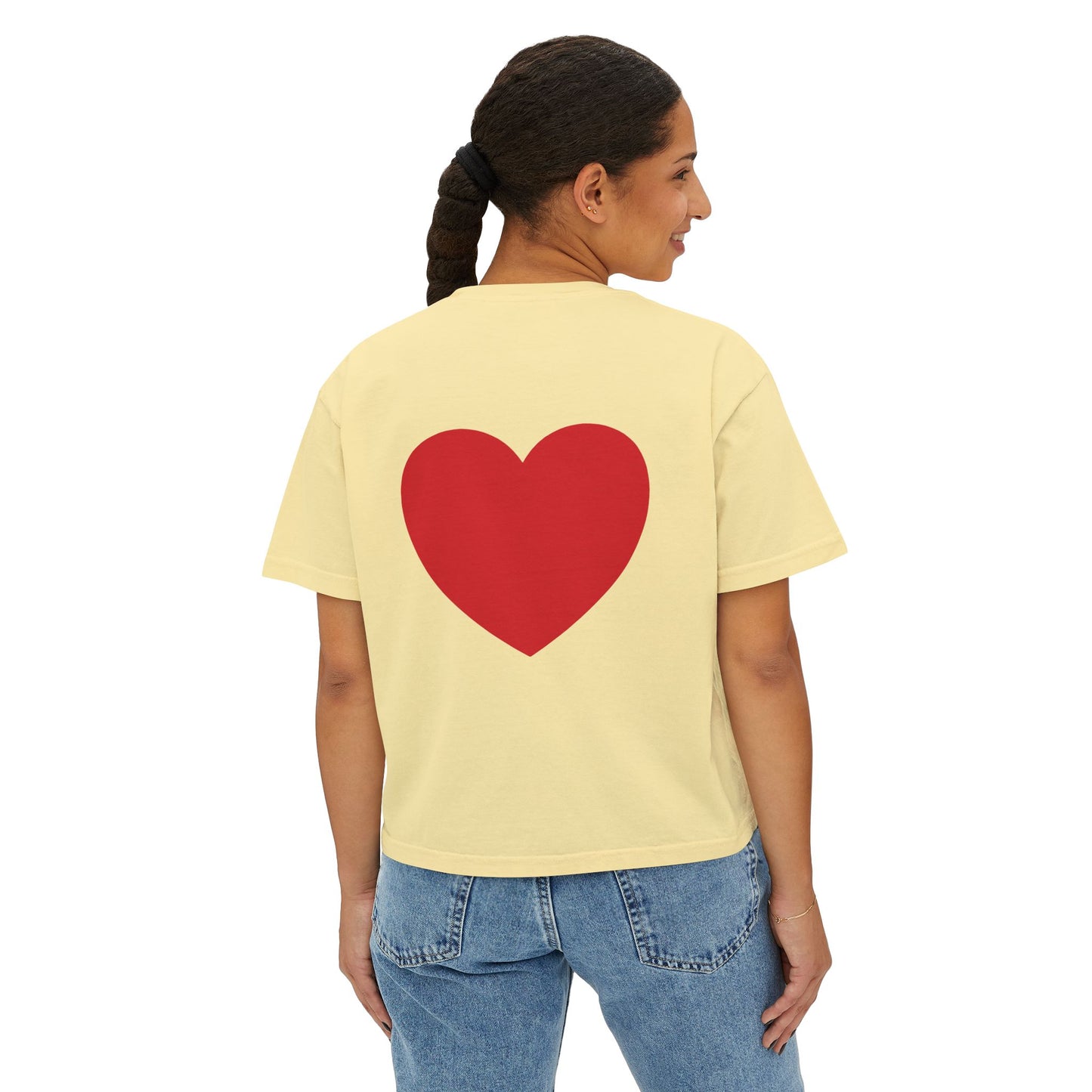 I Have a Big Heart Women's Boxy Tee- Many Colors