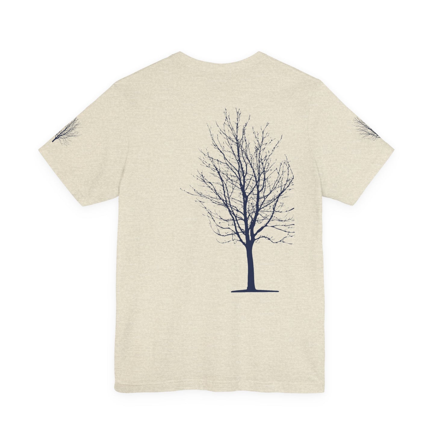 Single Tree Unisex Jersey Short Sleeve Tee - Blue Print