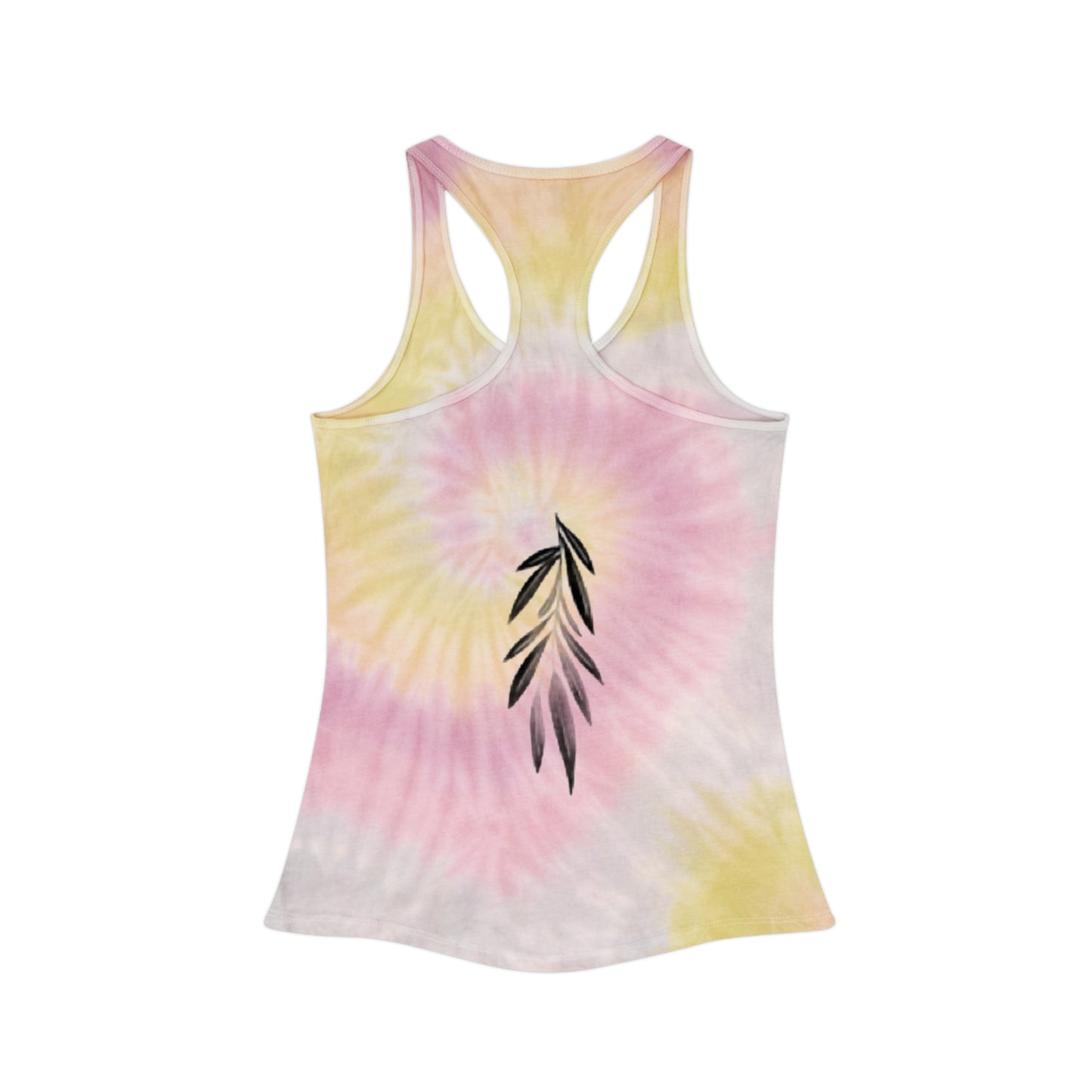 Medicine Leaf Tie Dye Racerback Tank Top