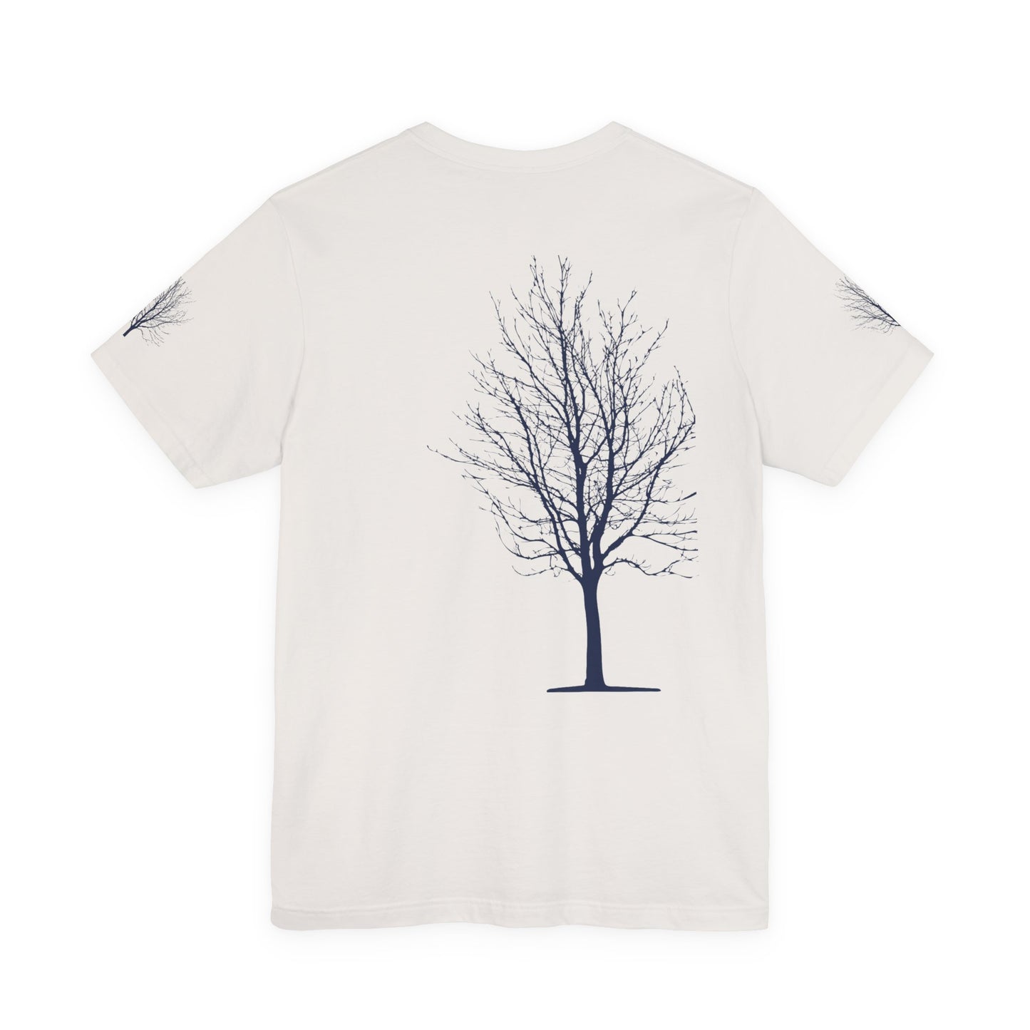 Single Tree Unisex Jersey Short Sleeve Tee - Blue Print