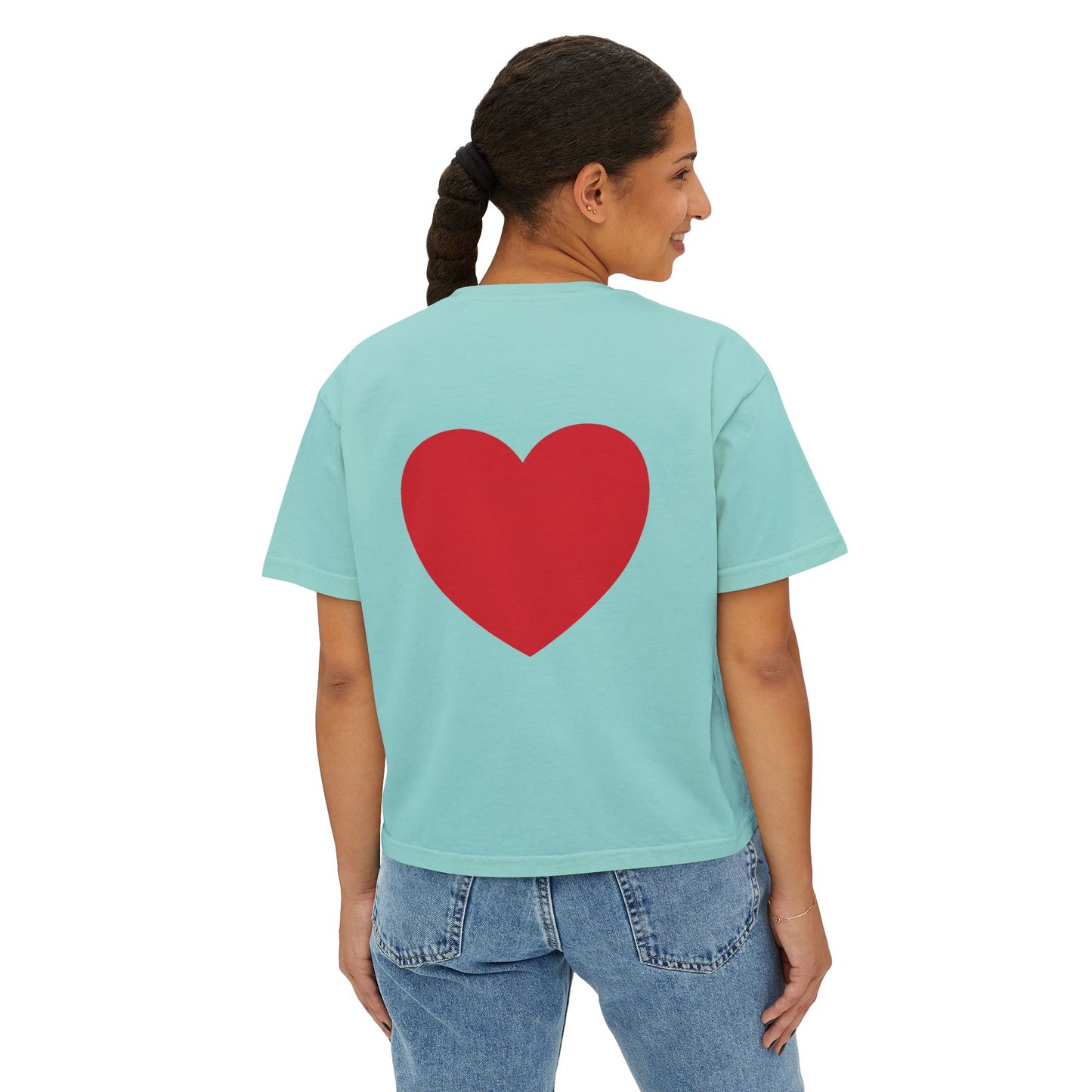 I Have a Big Heart Women's Boxy Tee- Many Colors