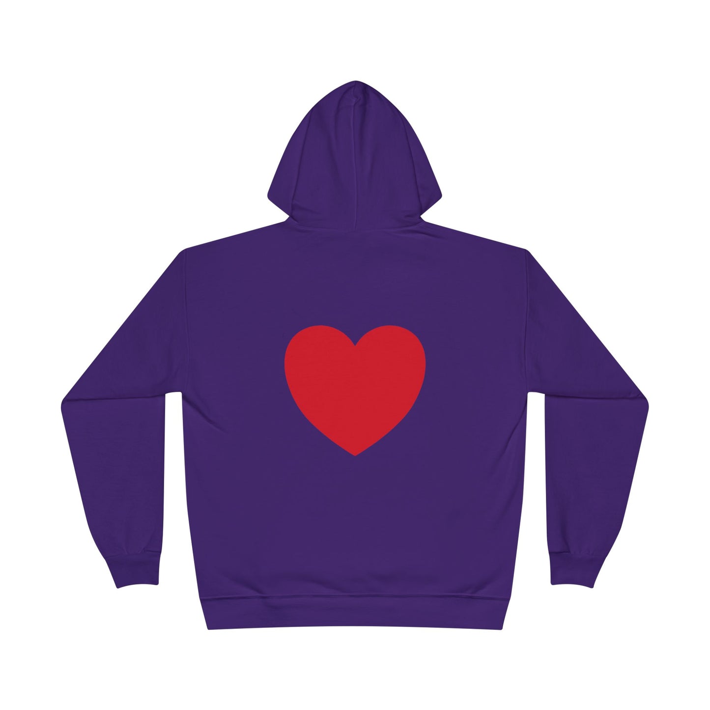 I WEAR MY HEART ON MY SLEEVE Unisex EcoSmart® Pullover Hoodie Sweatshirt