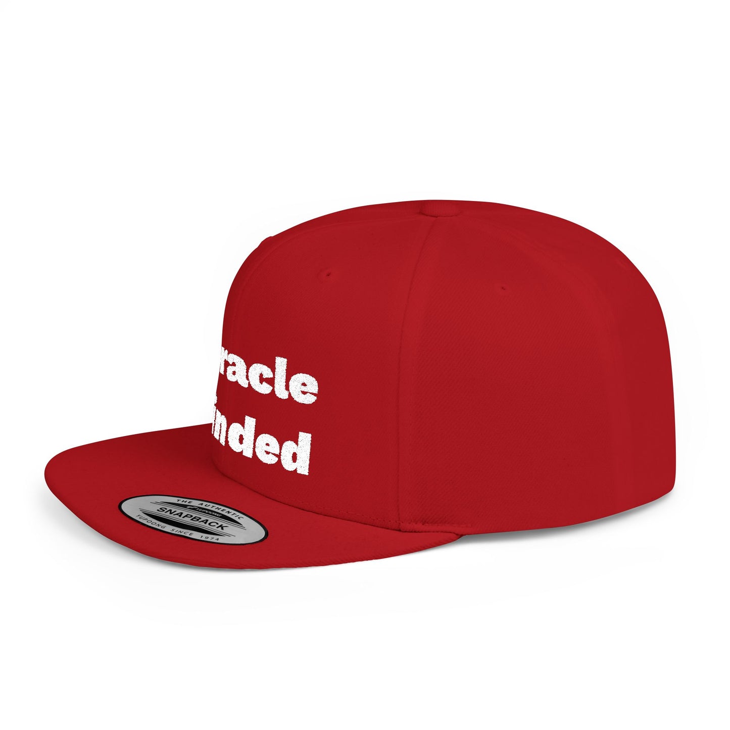 Miracle Minded Flat Bill Snapback Hat