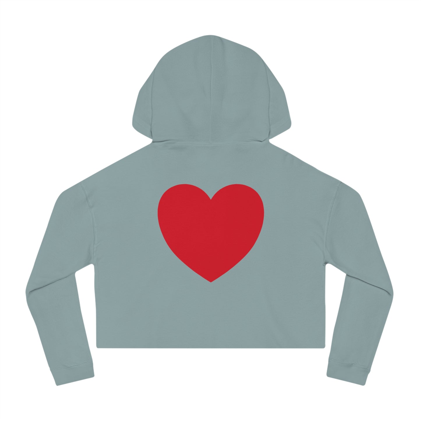 Have a Heart Women’s Cropped Hooded Sweatshirt- many colors