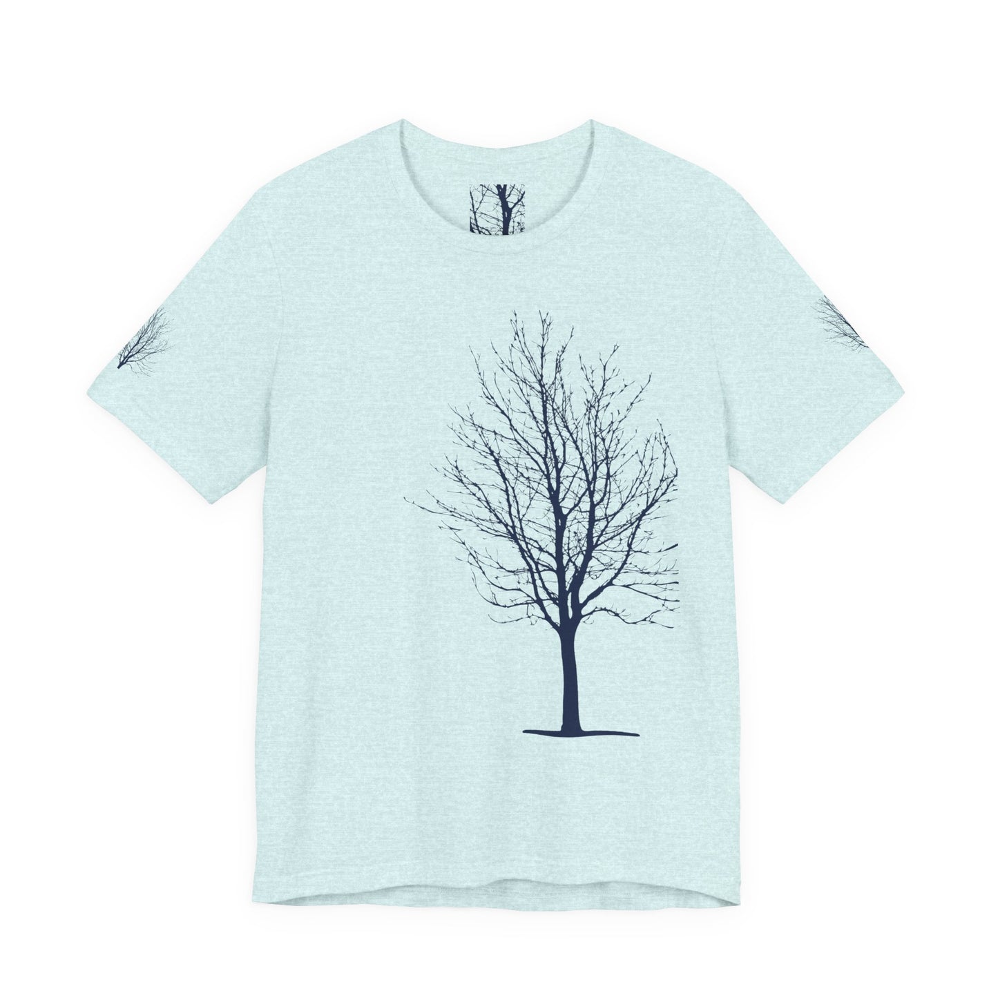 Single Tree Unisex Jersey Short Sleeve Tee - Blue Print