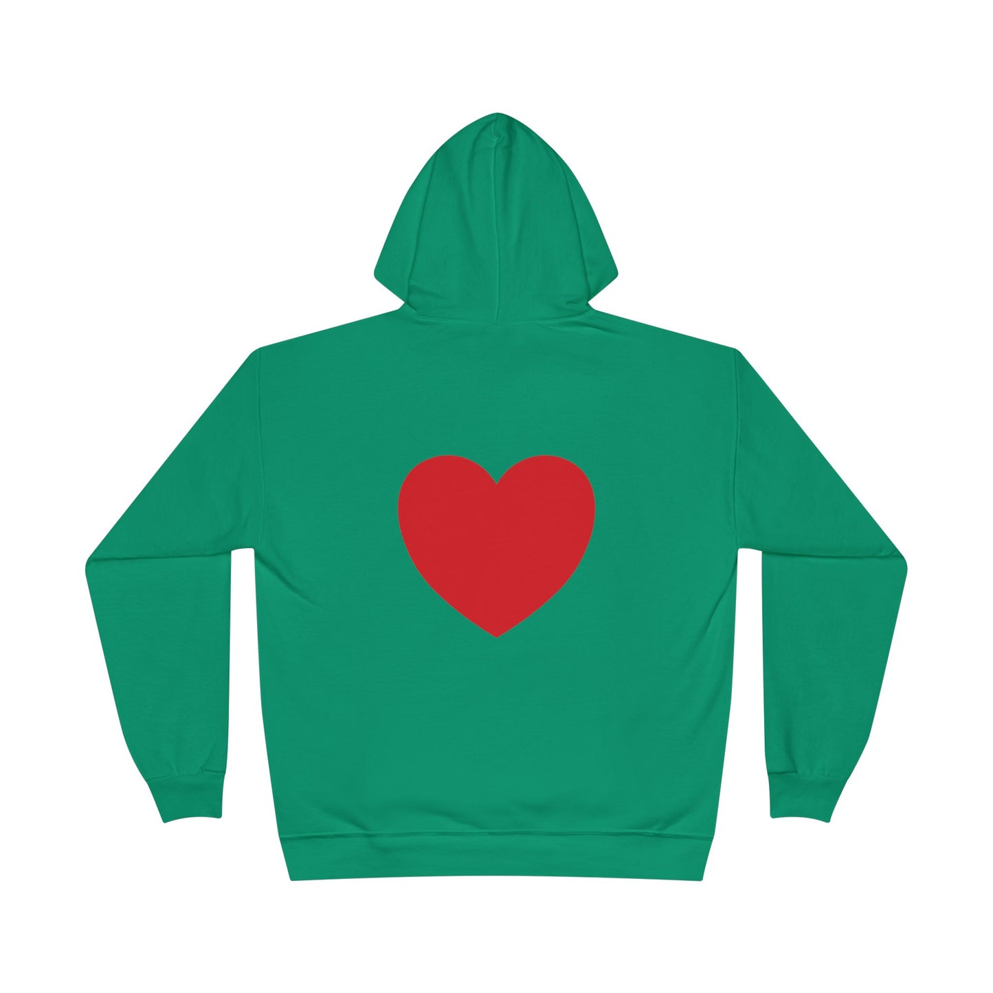 I WEAR MY HEART ON MY SLEEVE Unisex EcoSmart® Pullover Hoodie Sweatshirt