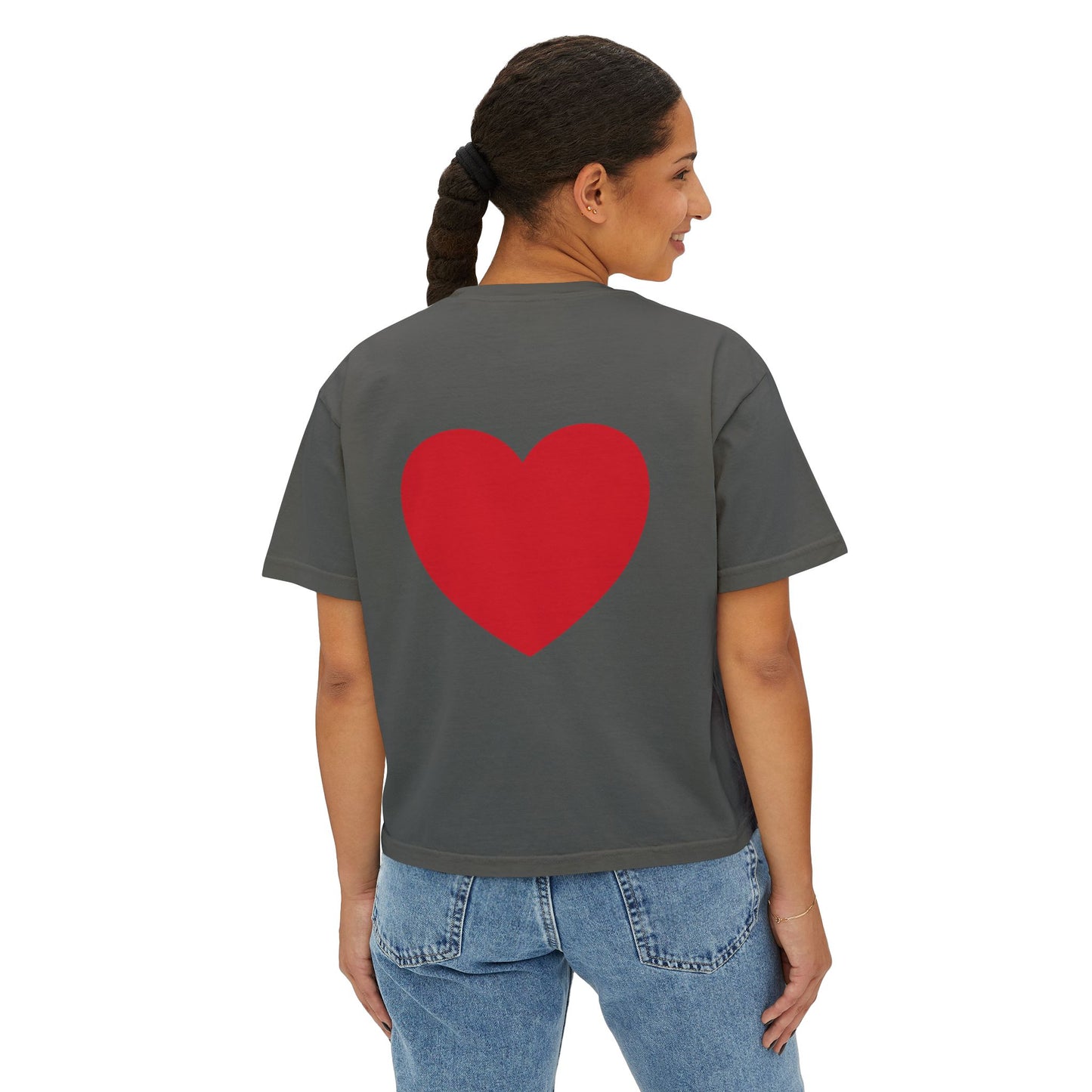 I Have a Big Heart Women's Boxy Tee- Many Colors