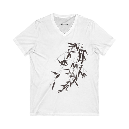 Bamboo Unisex Jersey Short Sleeve V-Neck Tee- The Store by avalove