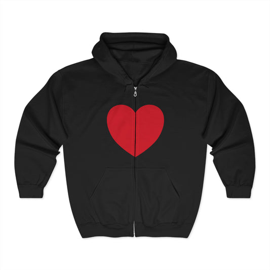 Have a Heart Heavy Blend™ Full Zip Hooded Sweatshirt- many colors