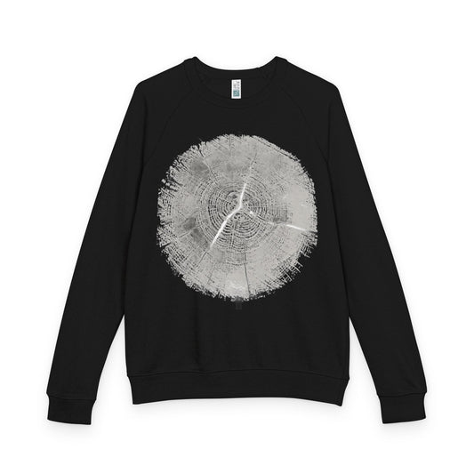 WOODCUT, Organic Nature Crewneck Sweatshirt, THE STORE by avalove