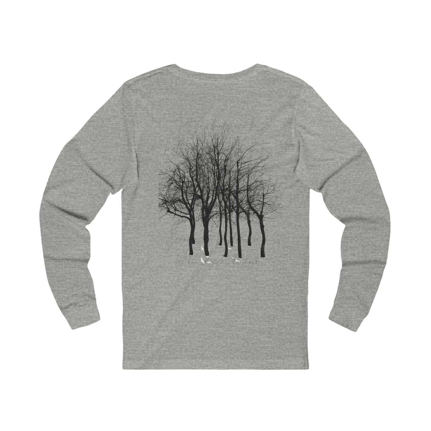 Fairytale Tree with Poetry Unisex Jersey Long Sleeve Tee