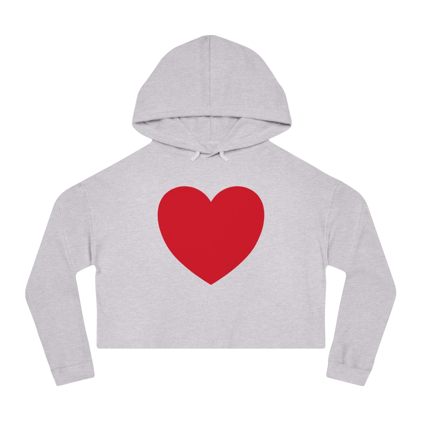 Have a Heart Women’s Cropped Hooded Sweatshirt- many colors