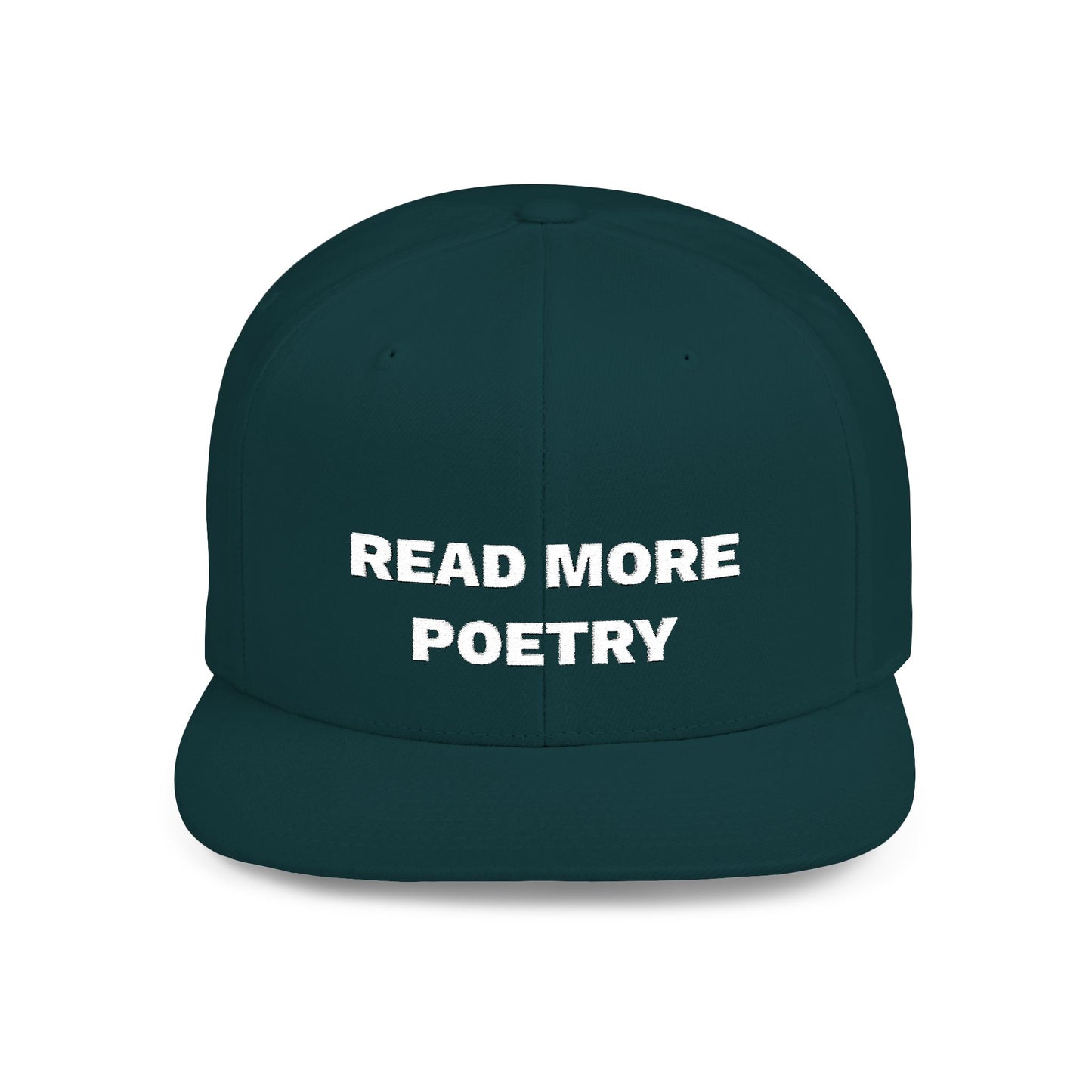 READ MORE POETRY Flat Bill Snapback