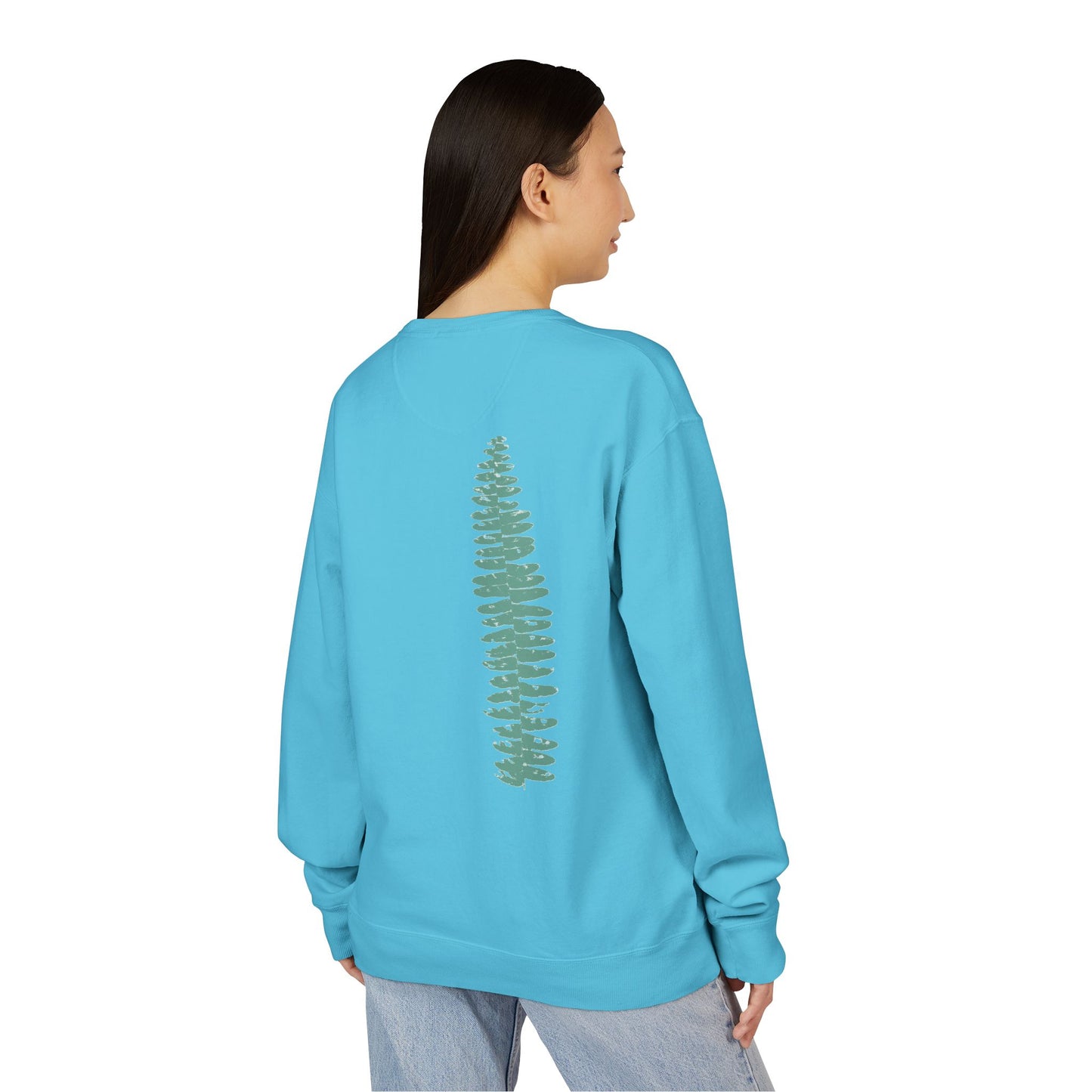 The Green Fern, Forest Bathing Sweatshirt, THE STORE, by avalove