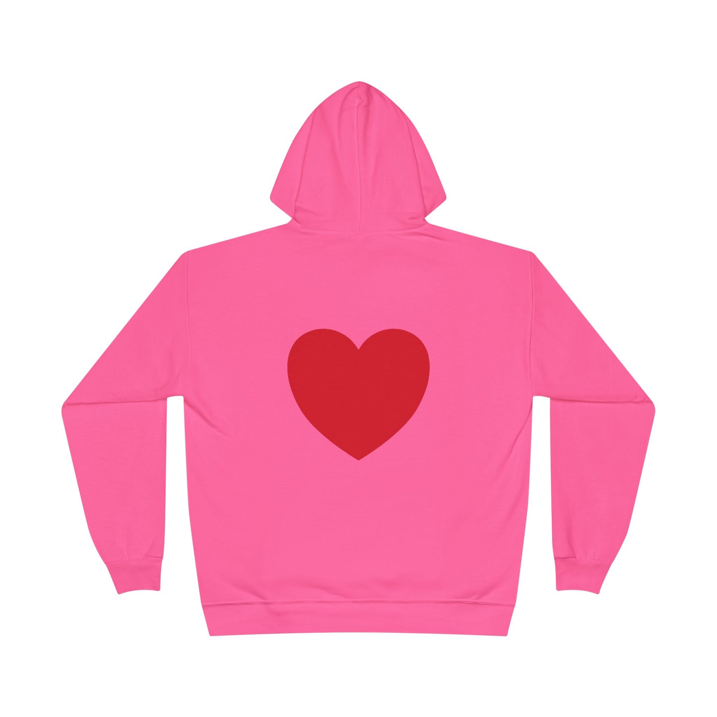 I WEAR MY HEART ON MY SLEEVE Unisex EcoSmart® Pullover Hoodie Sweatshirt