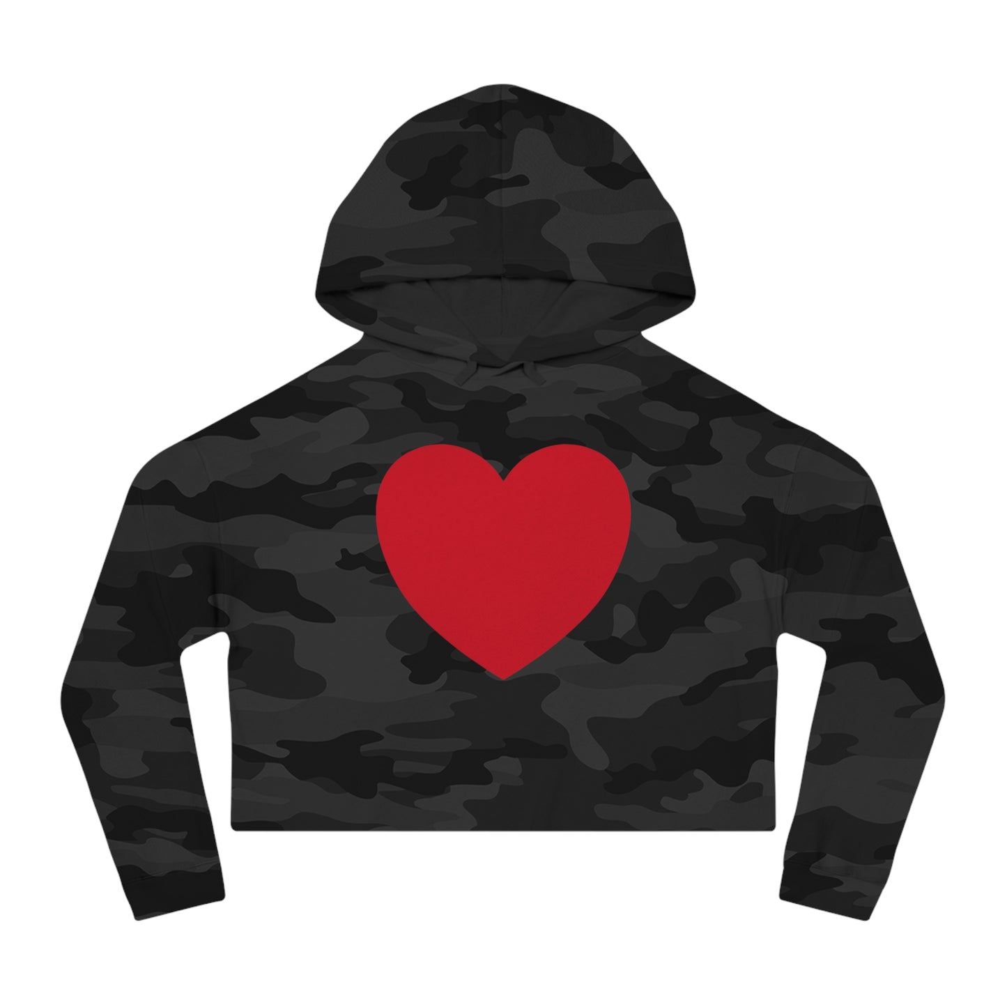Have a Heart Women’s Cropped Hooded Sweatshirt- many colors