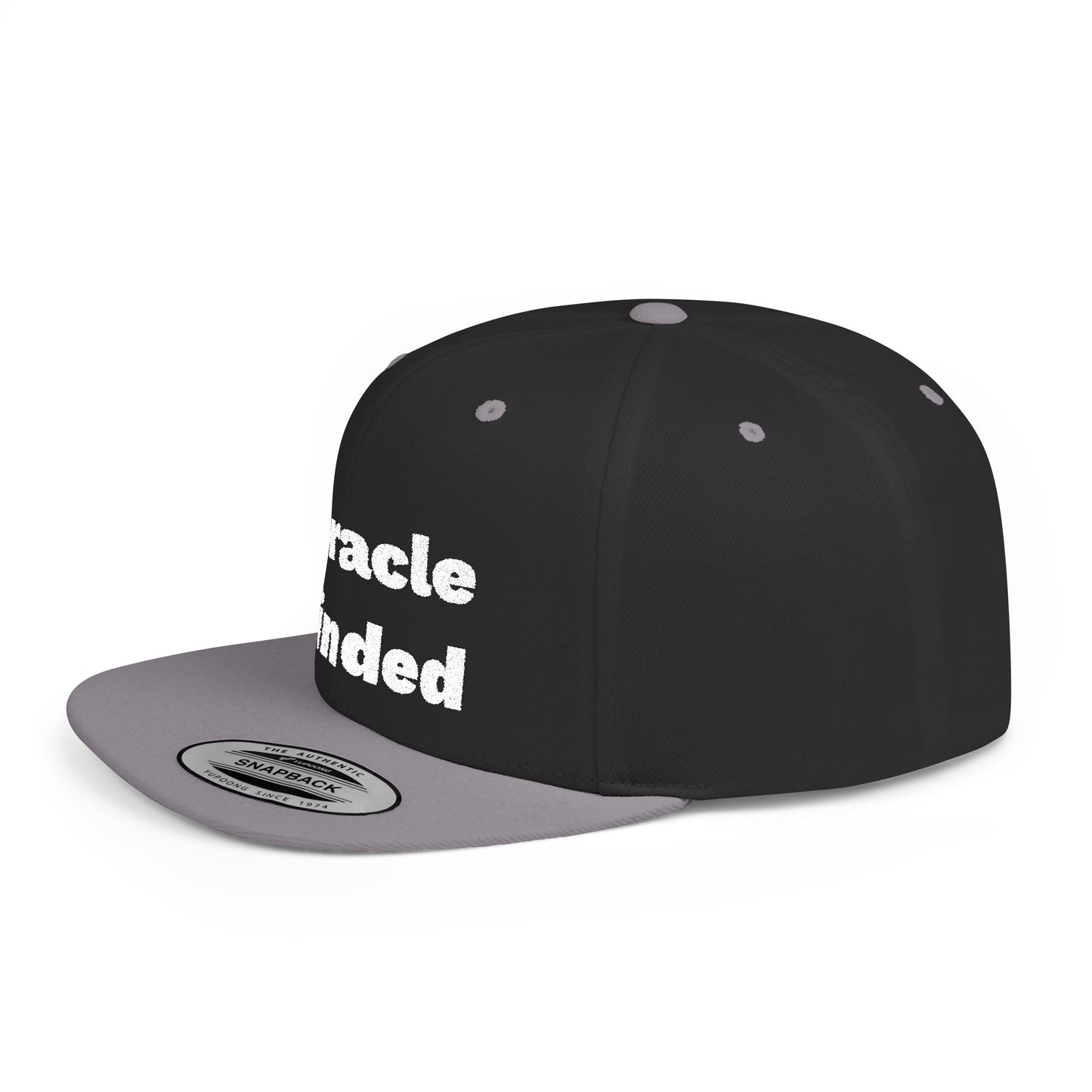 Miracle Minded Flat Bill Snapback Hat