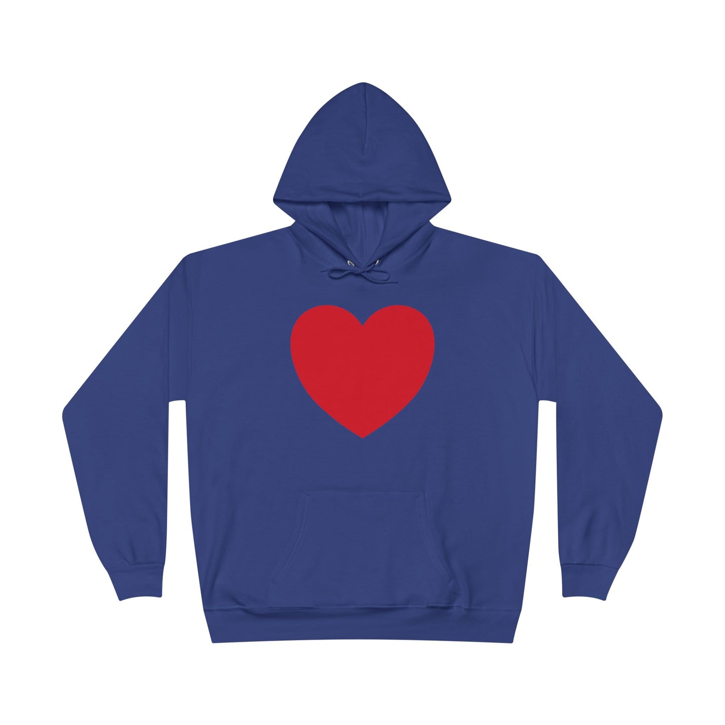 I WEAR MY HEART ON MY SLEEVE Unisex EcoSmart® Pullover Hoodie Sweatshirt