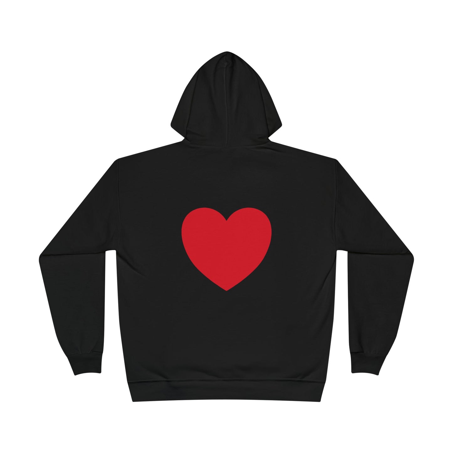 I WEAR MY HEART ON MY SLEEVE Unisex EcoSmart® Pullover Hoodie Sweatshirt